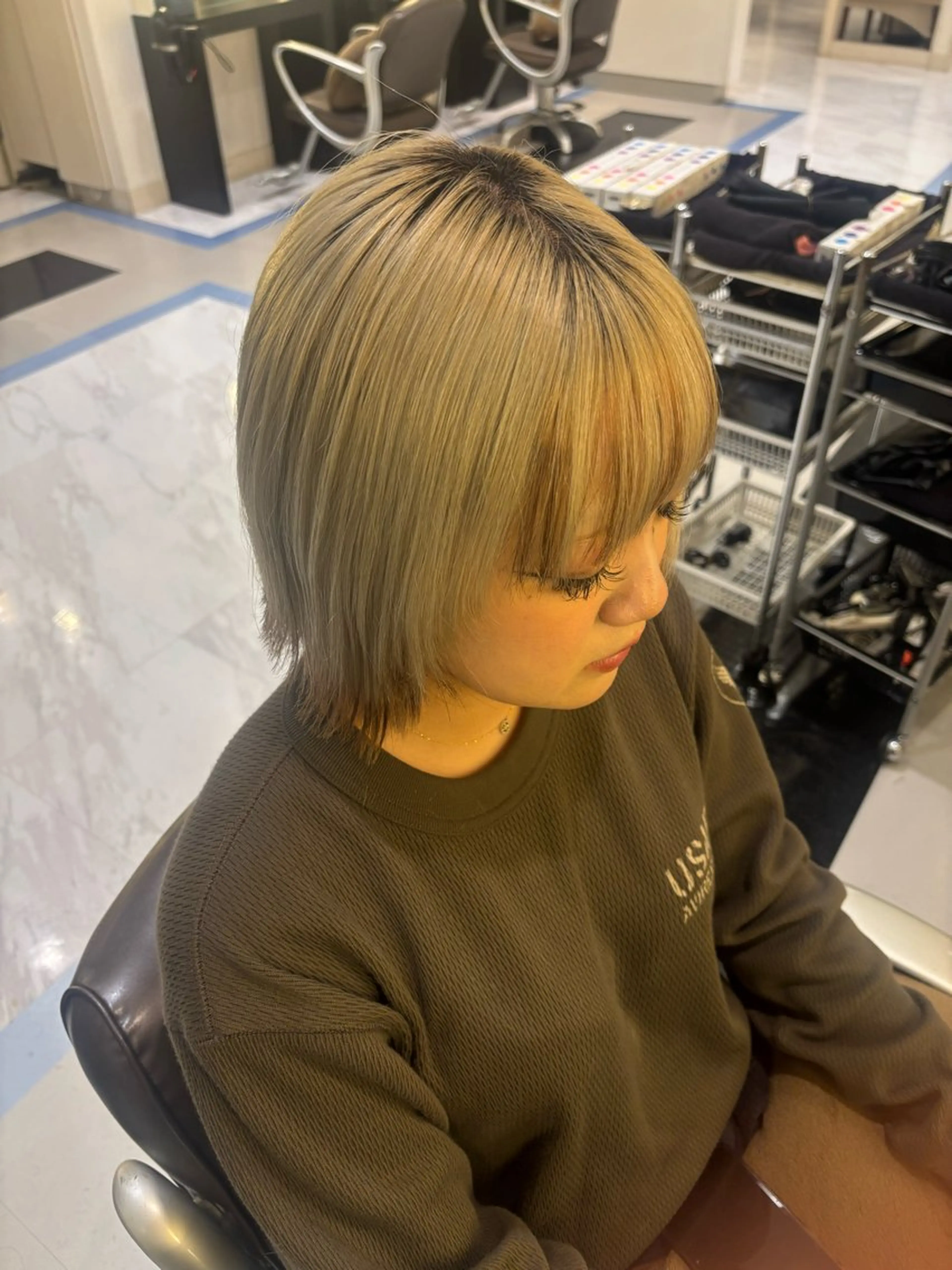ショート カラー socie所属・森元 力哉のヘアスタイル