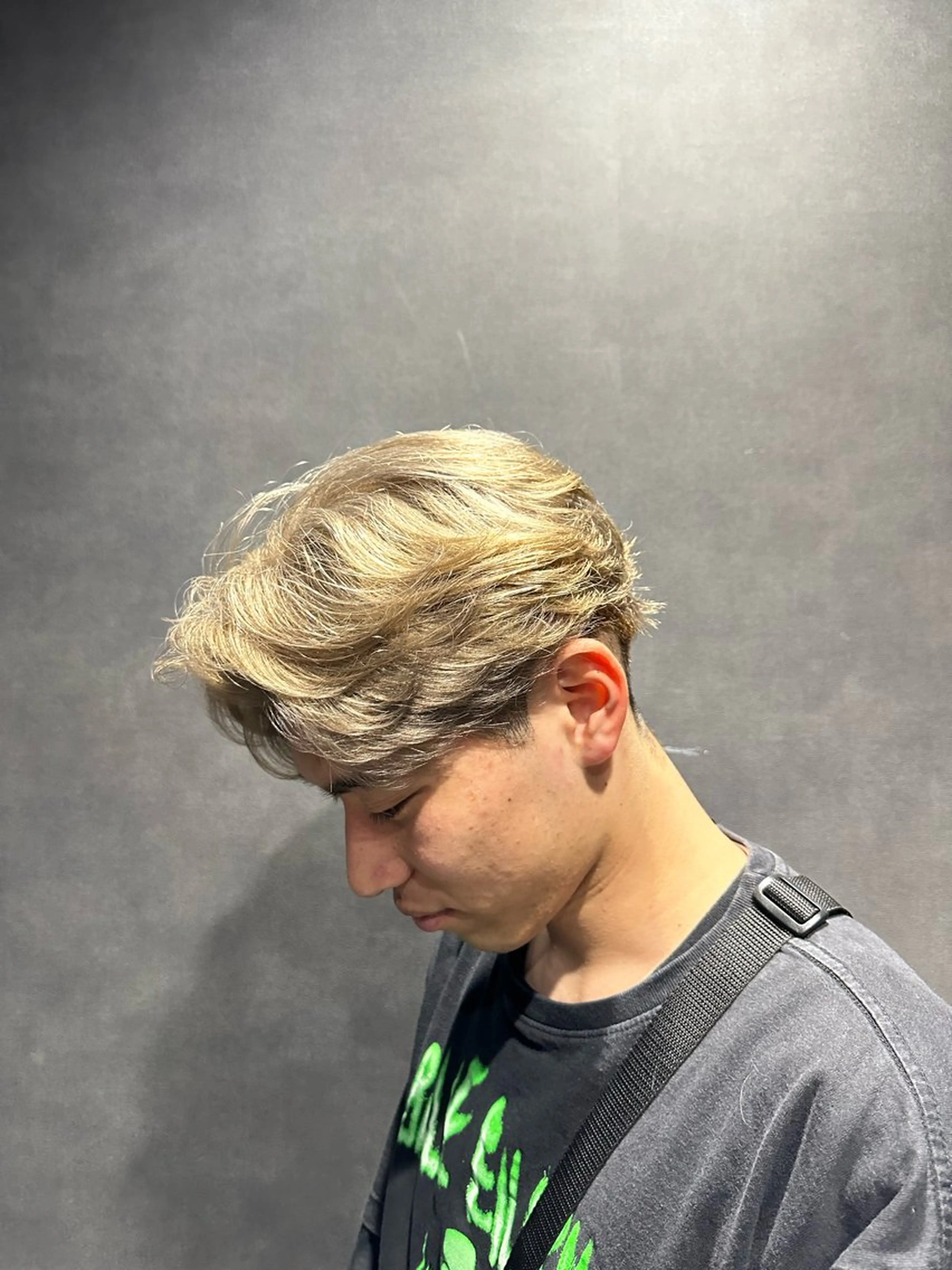 ショート カラー パーマ メンズ カット パーマ 🔥メンズ 特化🔥菊水皐暉🔥のヘアスタイル