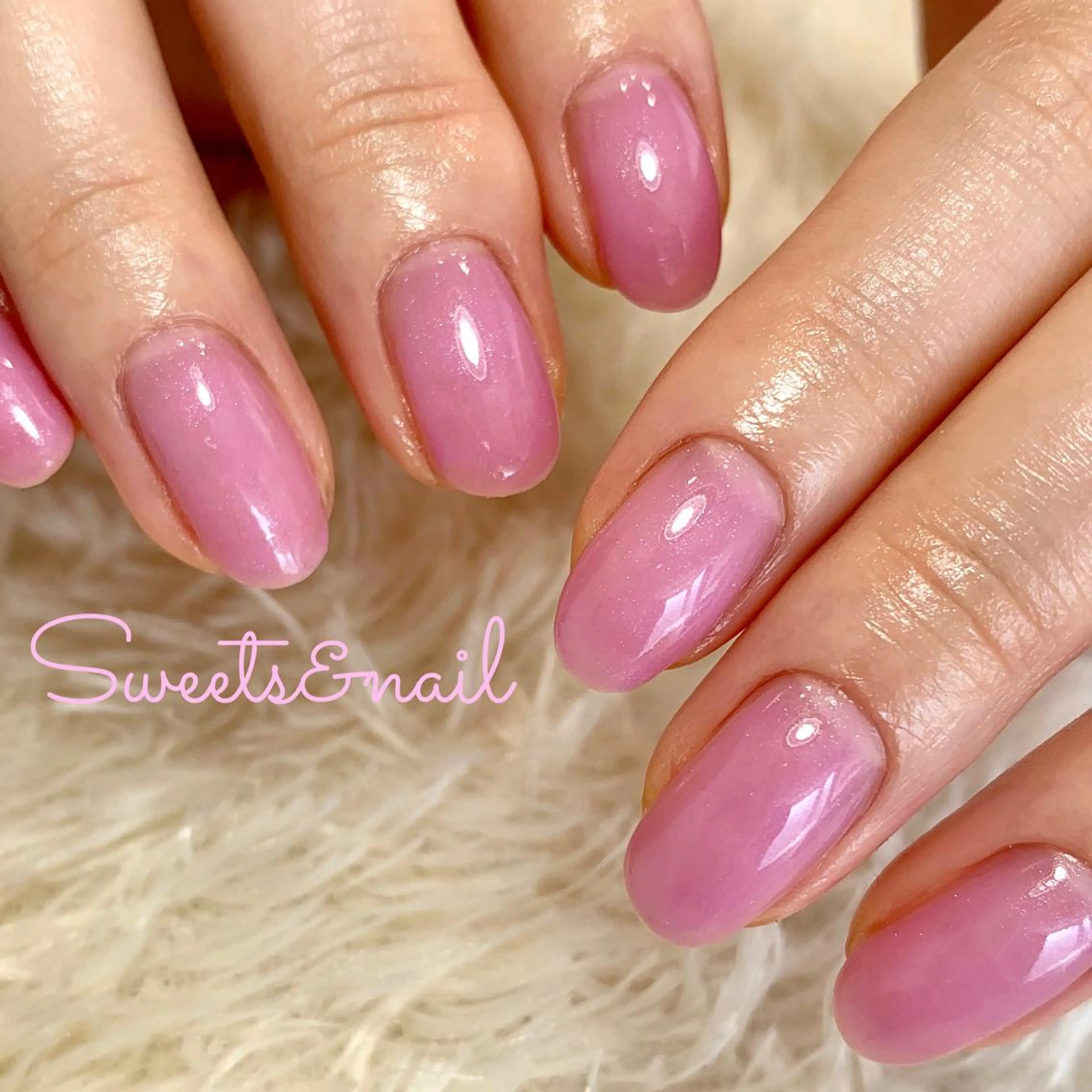 ネイル ワンカラーネイル Sweets＆ nail みなこのネイルデザイン