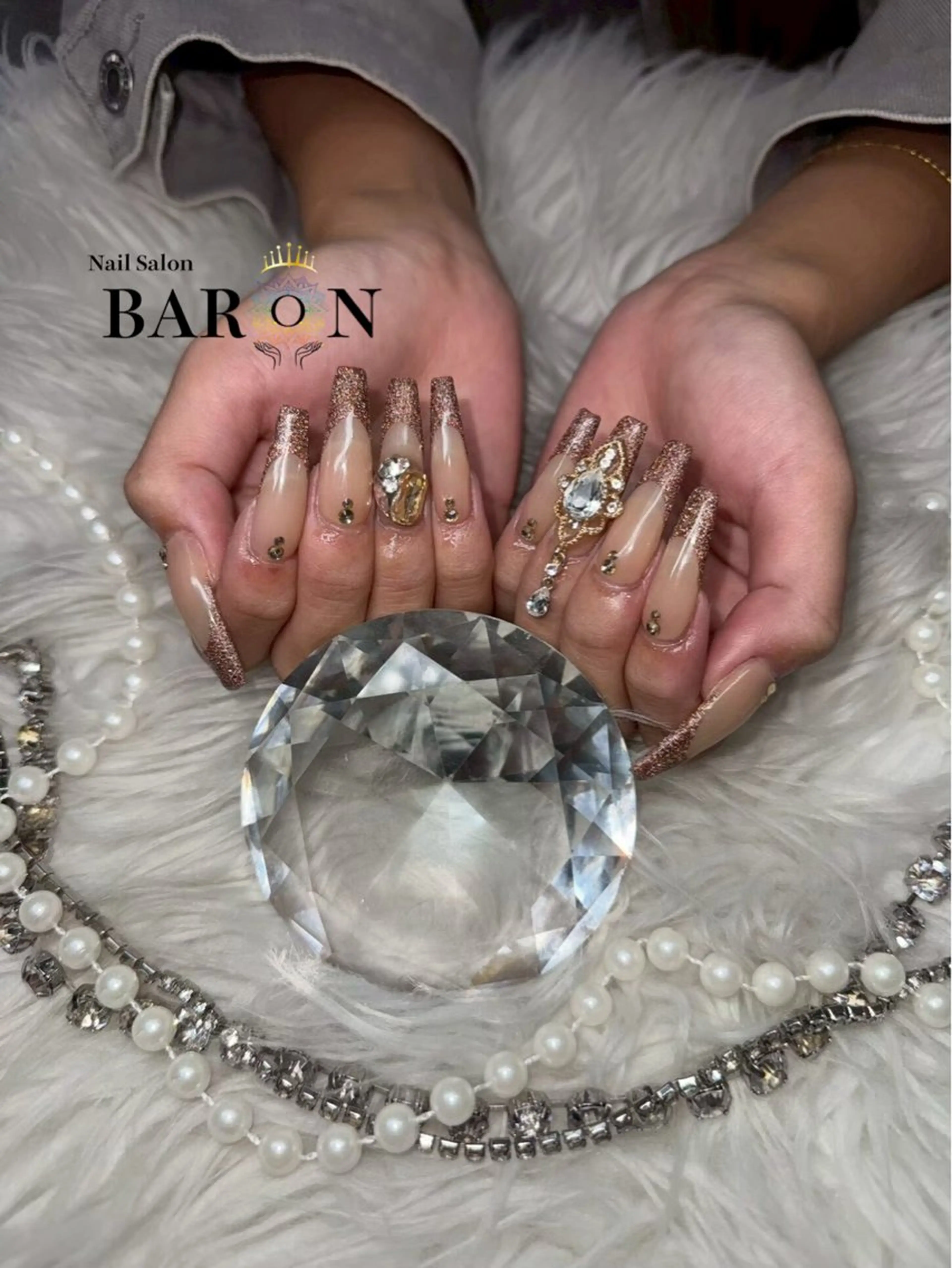 ロング 🖤BARON🖤 MIUのネイルデザイン