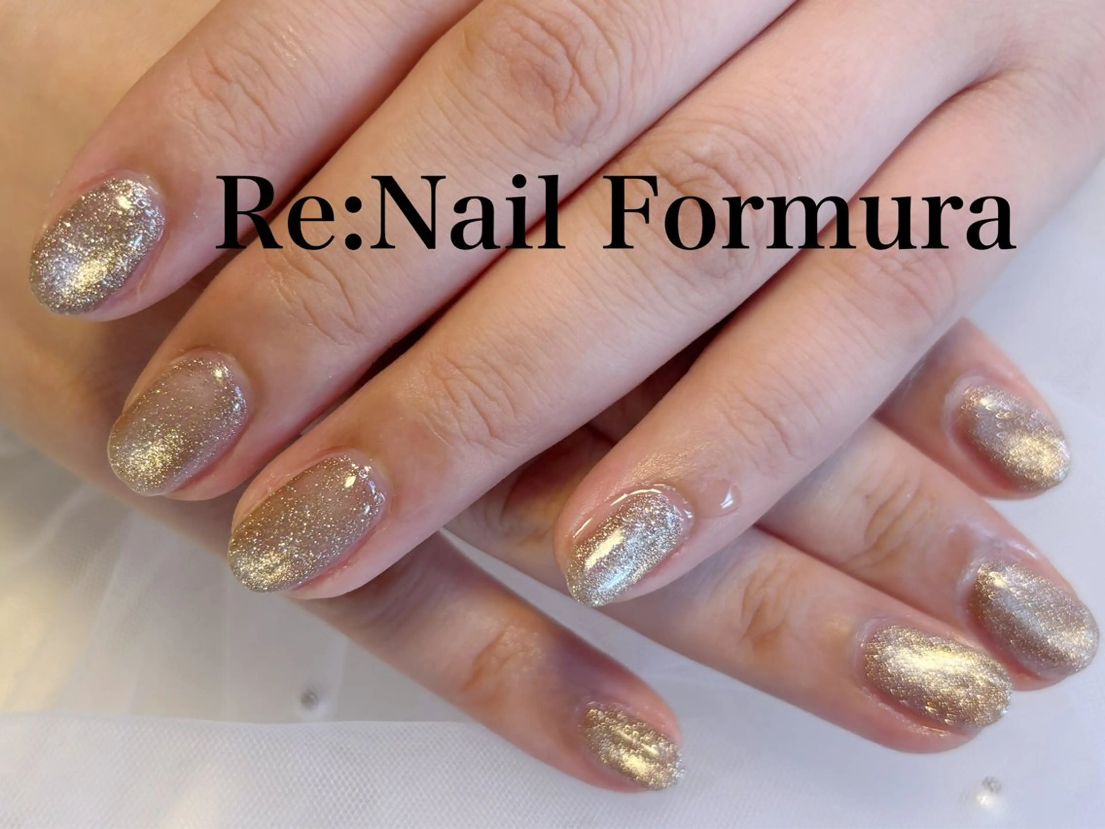 ミディアム ハンドネイル Re:Nail Formula所属・kido chieのネイルデザイン