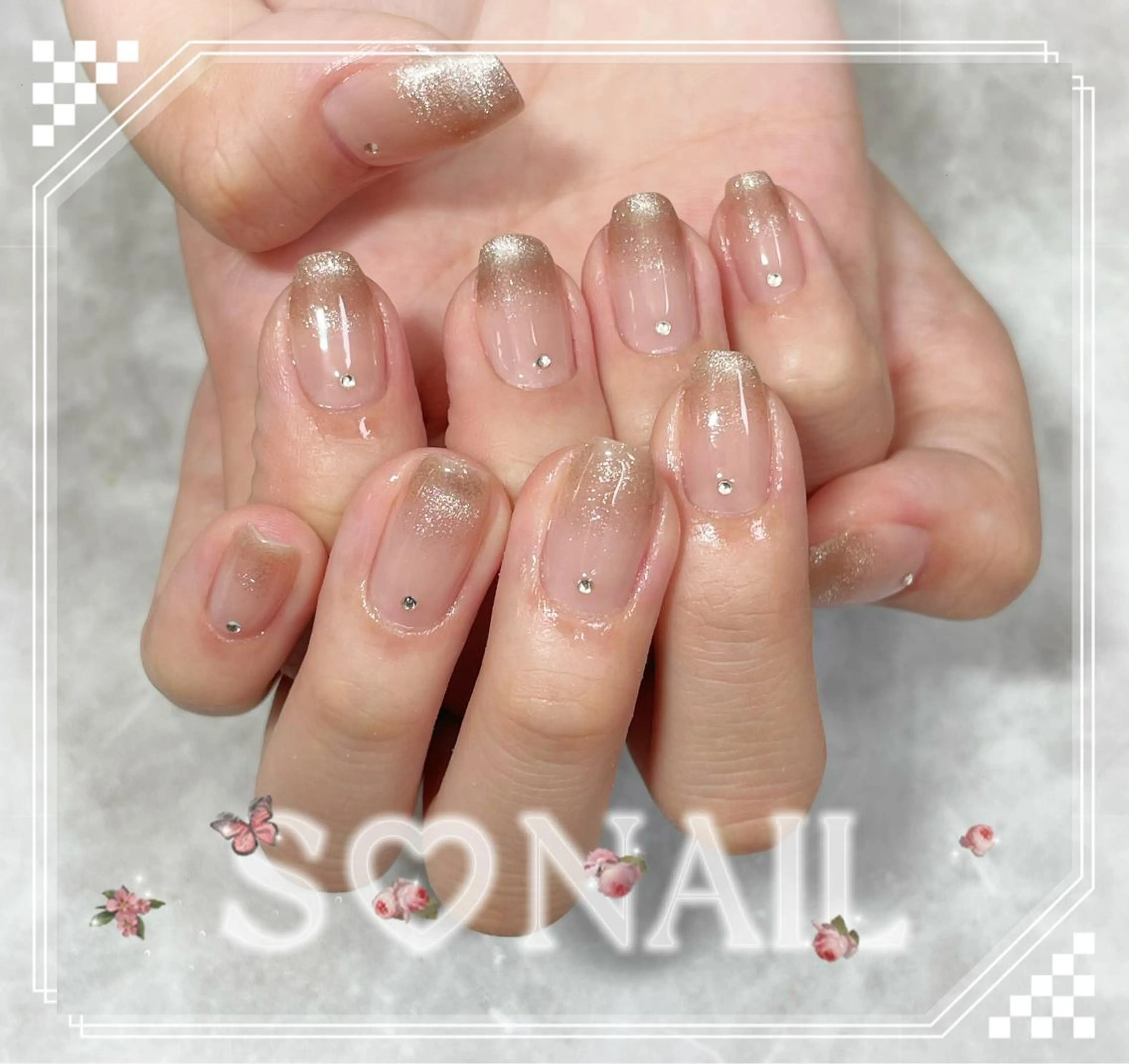 ネイル 持ち込み ハンドネイル S♡NAIL所属・S.NAIL Suuのネイルデザイン