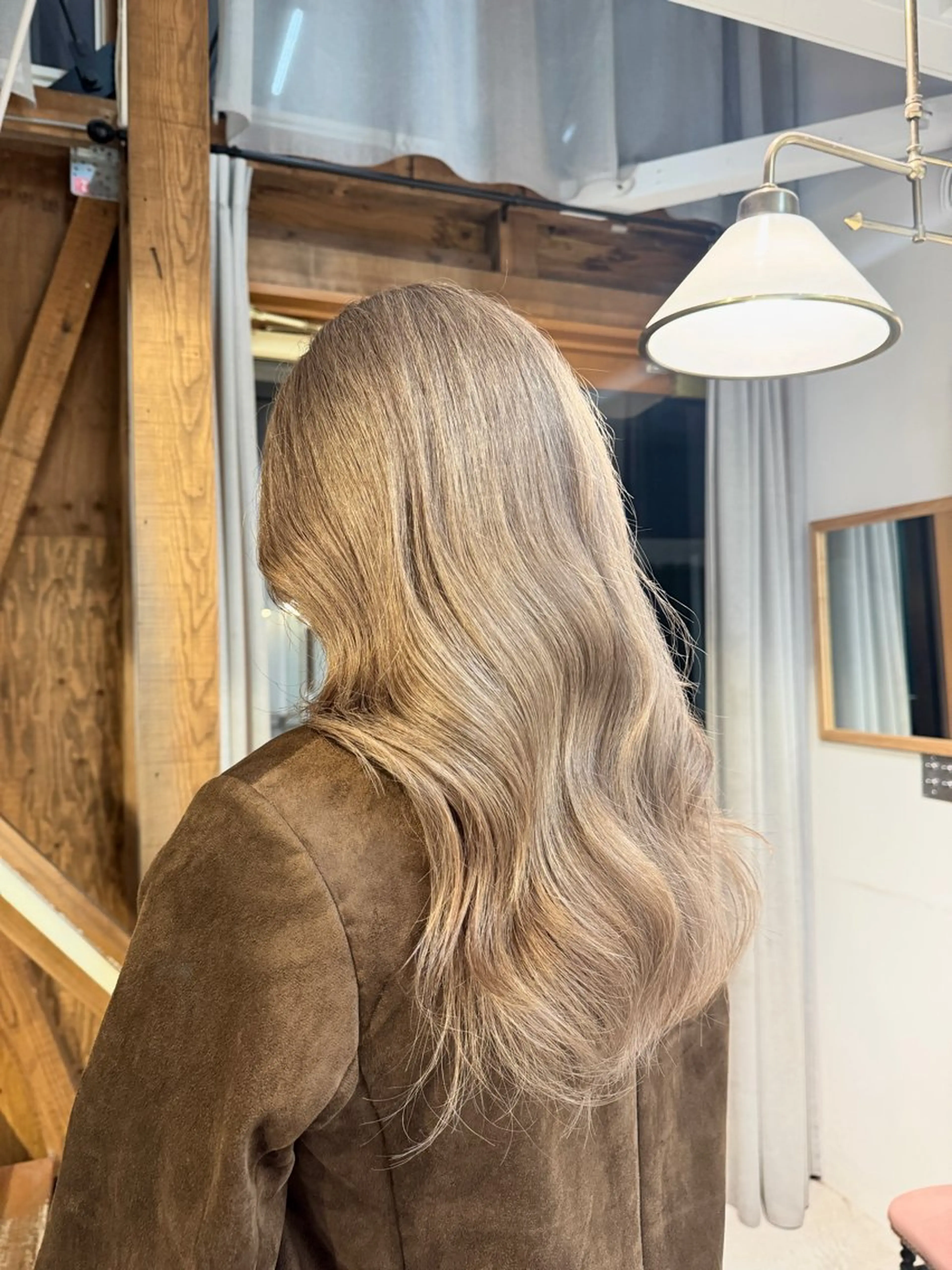 ロング カラー カット ヘアカラー トリートメント 透明感カラー/ハイト ーン/メイク/umiのヘアスタイル