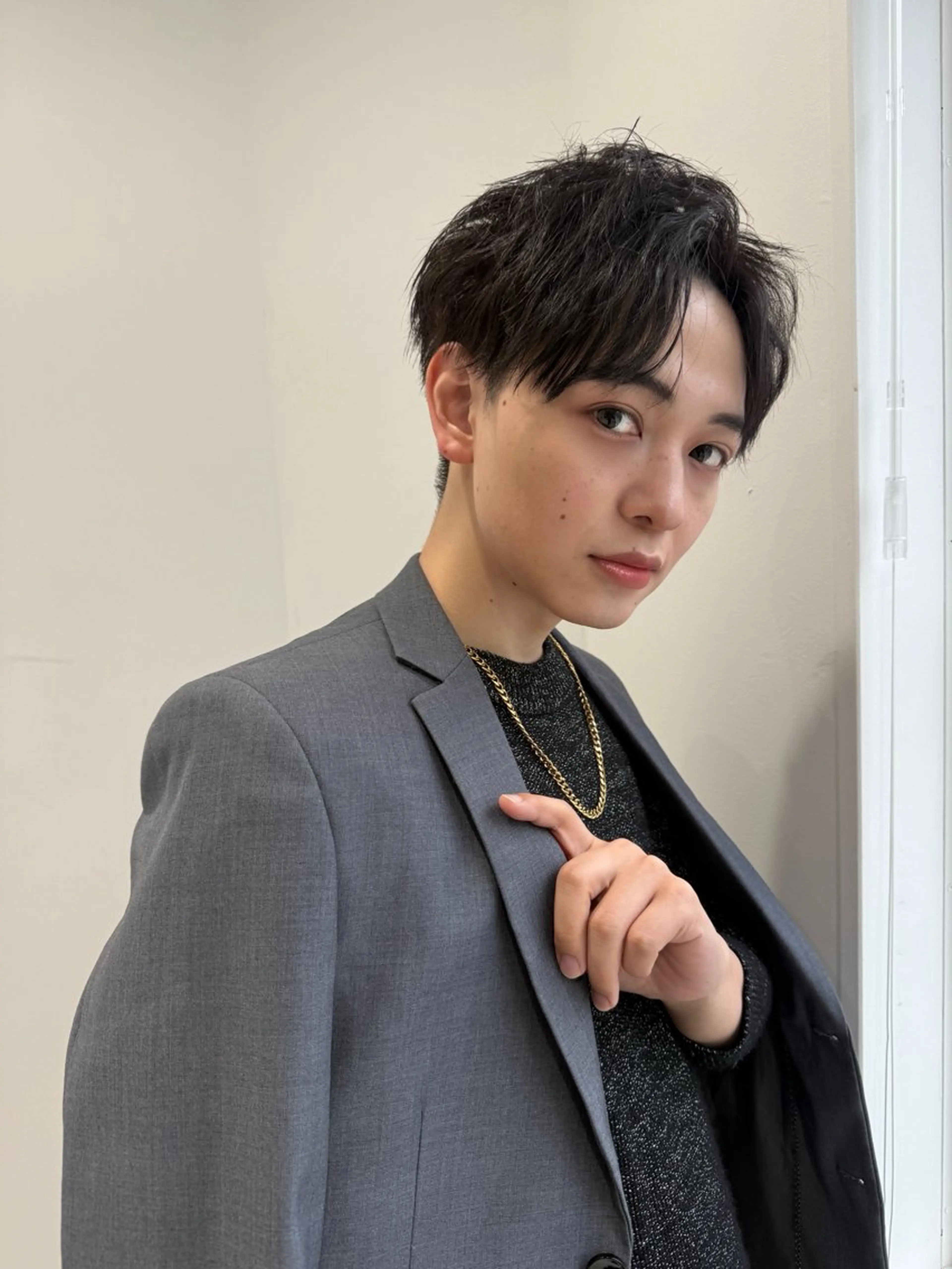 メンズ メンズパーマ カット SHICUNEアサミ /ショート/メンズのヘアスタイル