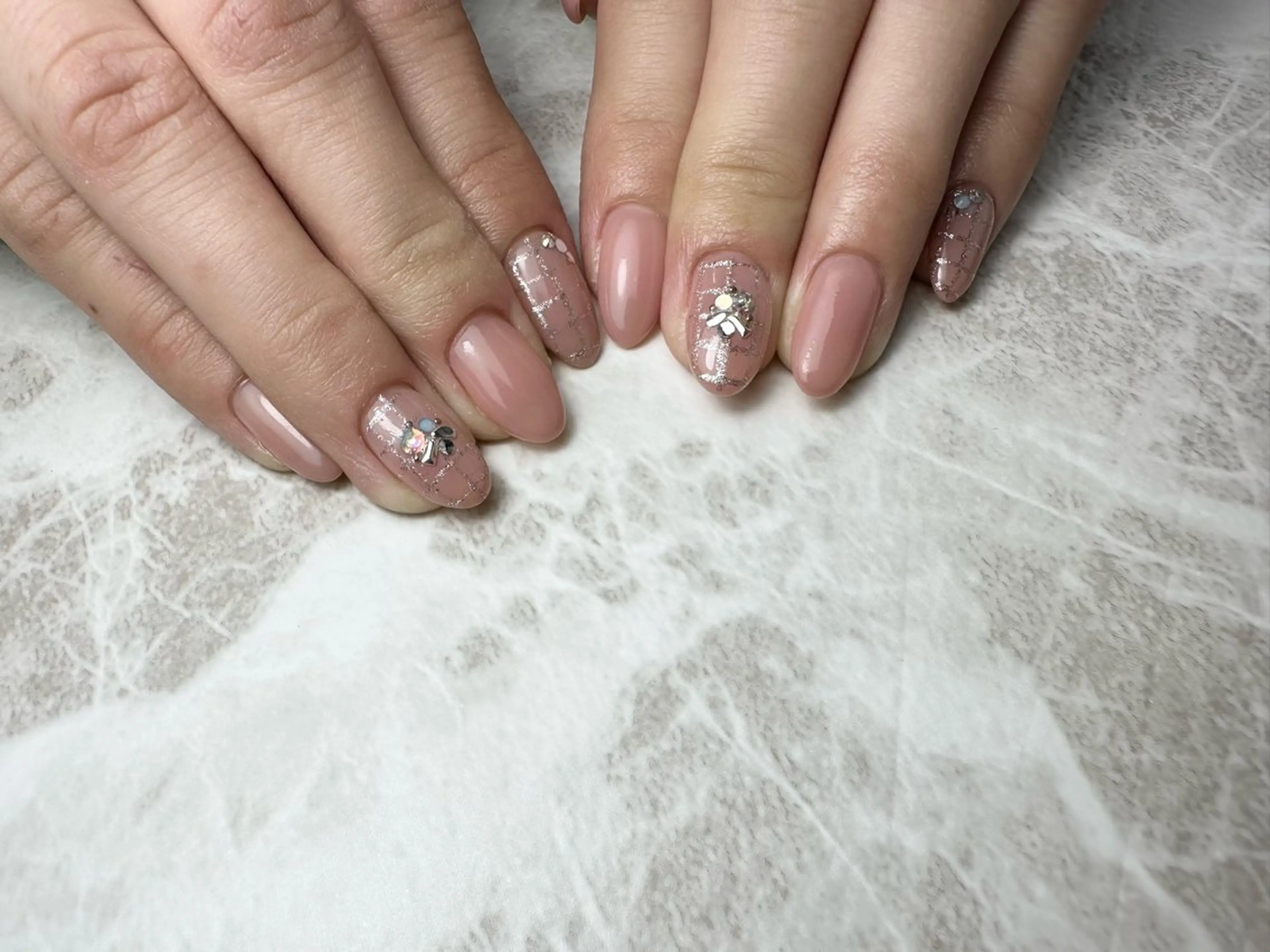 ネイル グラデーション ピンク シンプルネイル ハンドネイル ✩ miyuのネイルデザイン