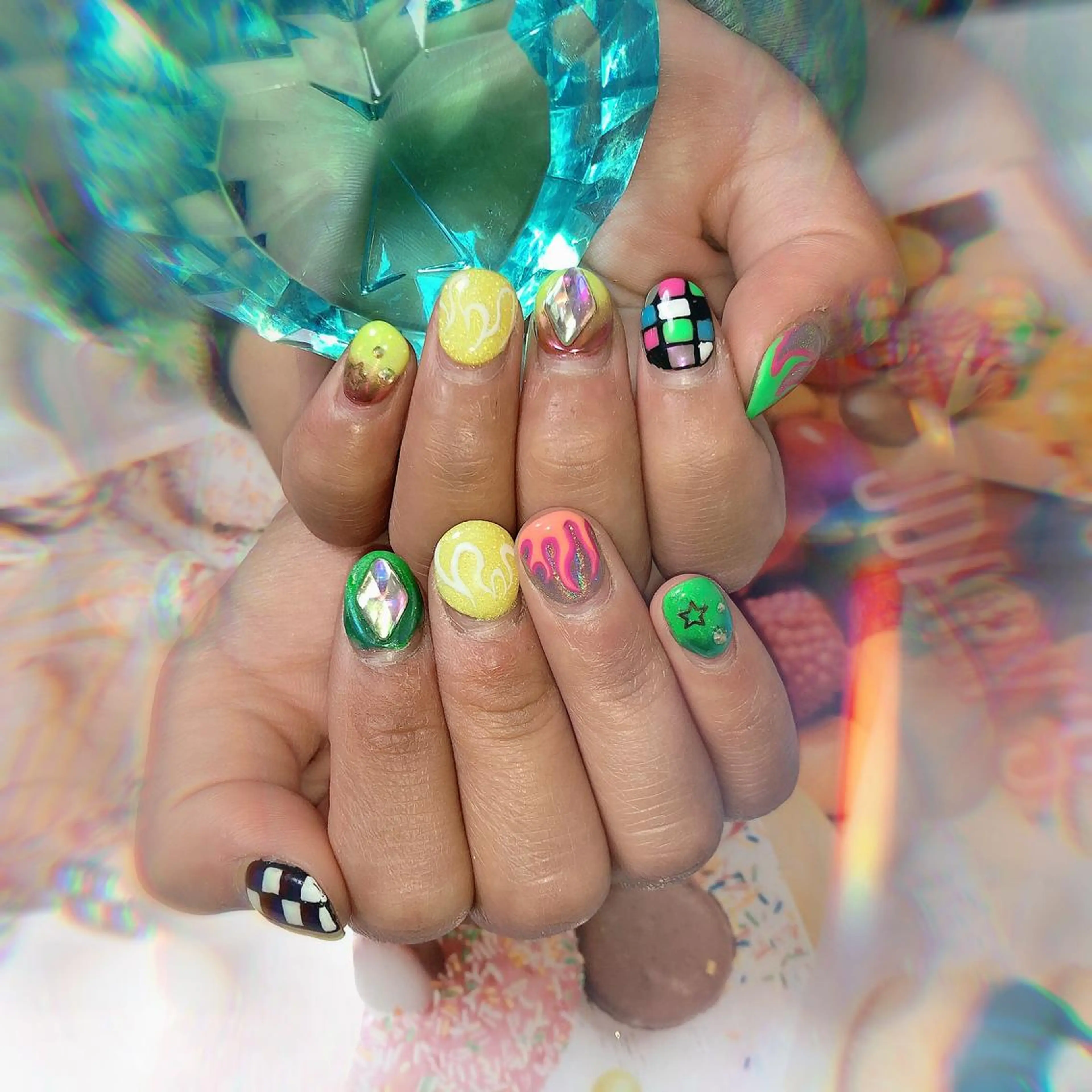 ショート キッズ ネイル ハンドネイル 💎ビューティサロン 湘南　RIRAN💎のネイルデザイン