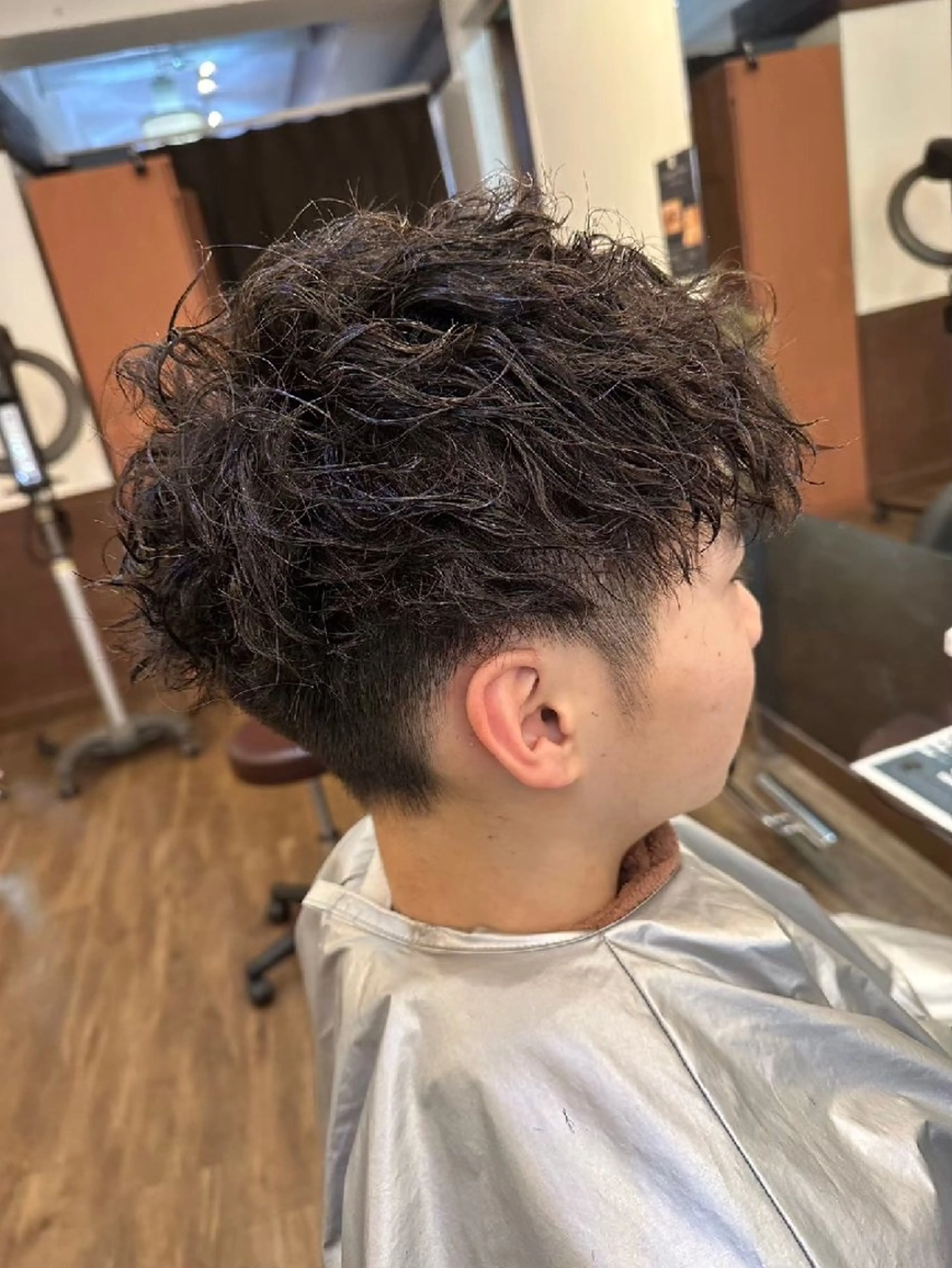 パーマ メンズ 束感まつぱ🥑🤍 NATUKI🤍のマツエク・マツパデザイン