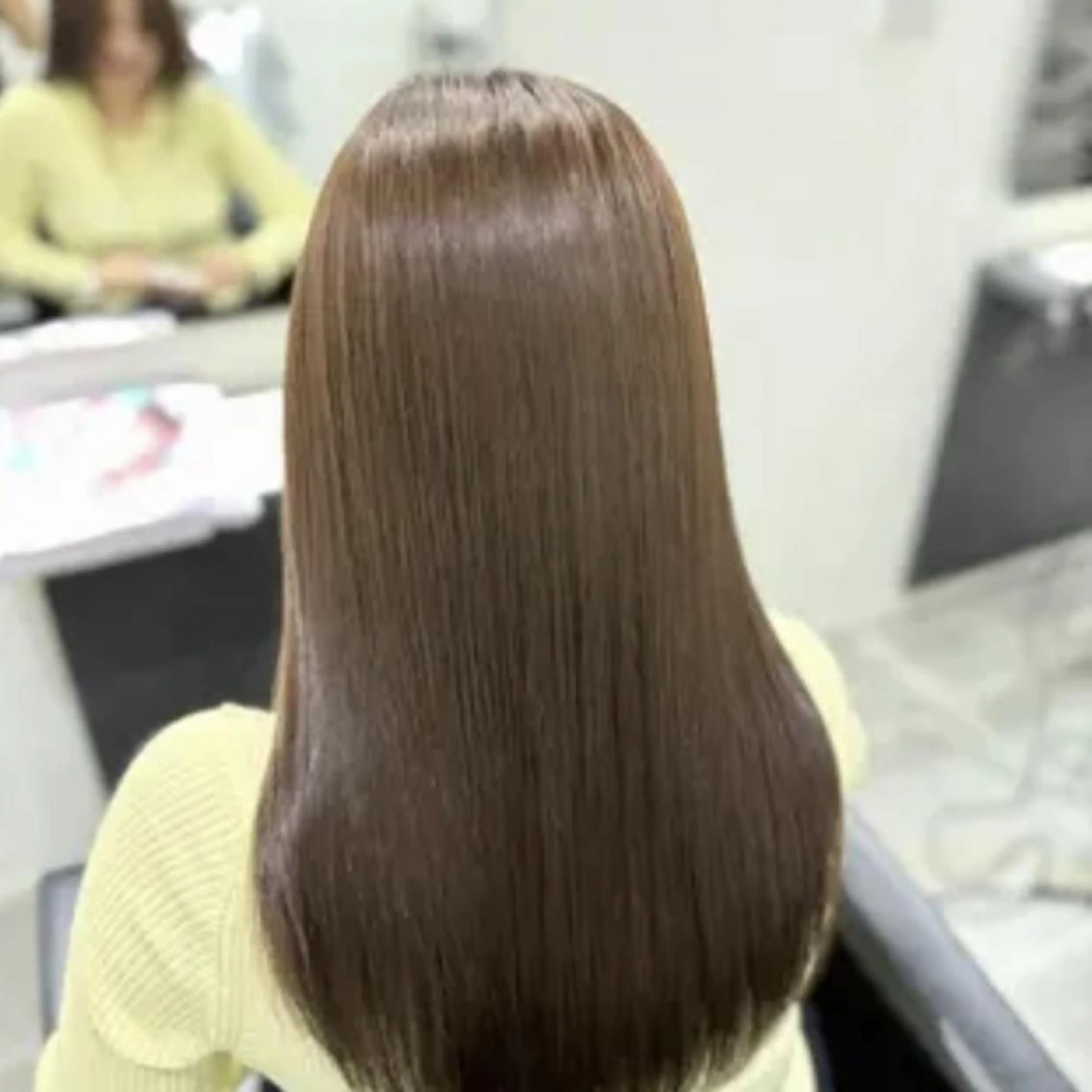 ロング パーマ 縮毛矯正 縮毛矯正リピート90 %超/髪質改善/井口のヘアスタイル