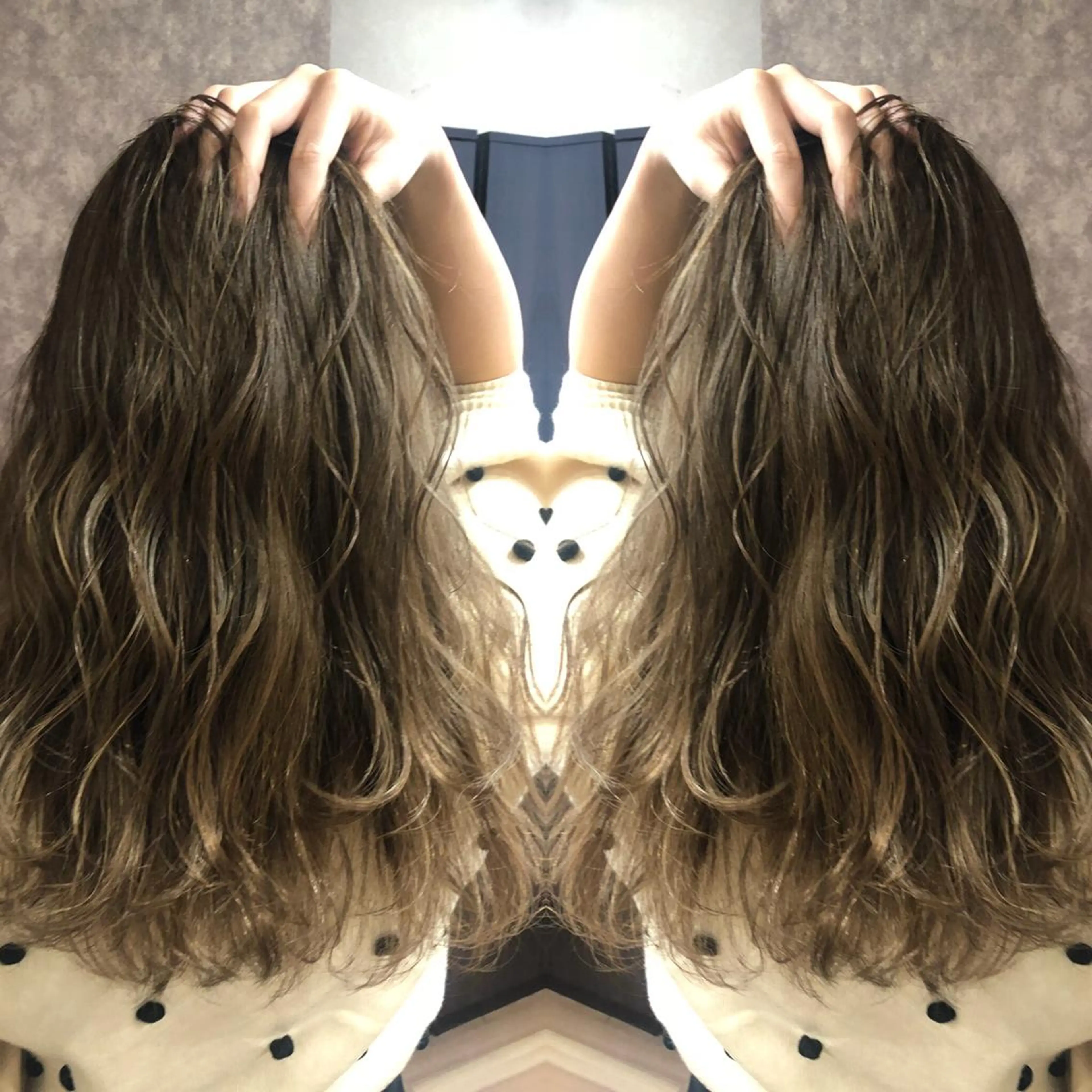 ロング カラー カット ヘアカラー トリートメント ♡美髪•艶髪♡砂川 なつきのヘアスタイル