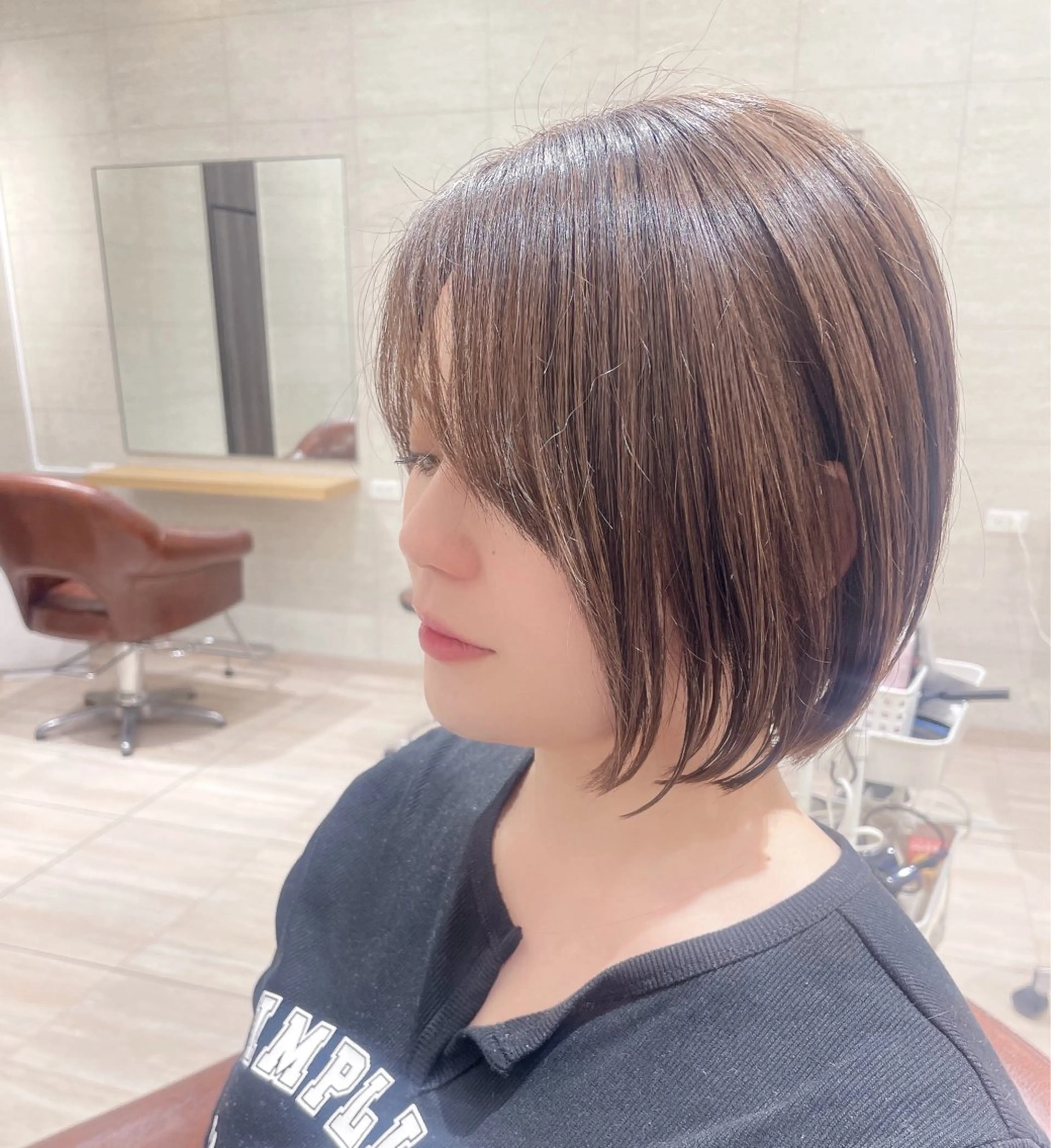 ショート 小川 美優のヘアスタイル