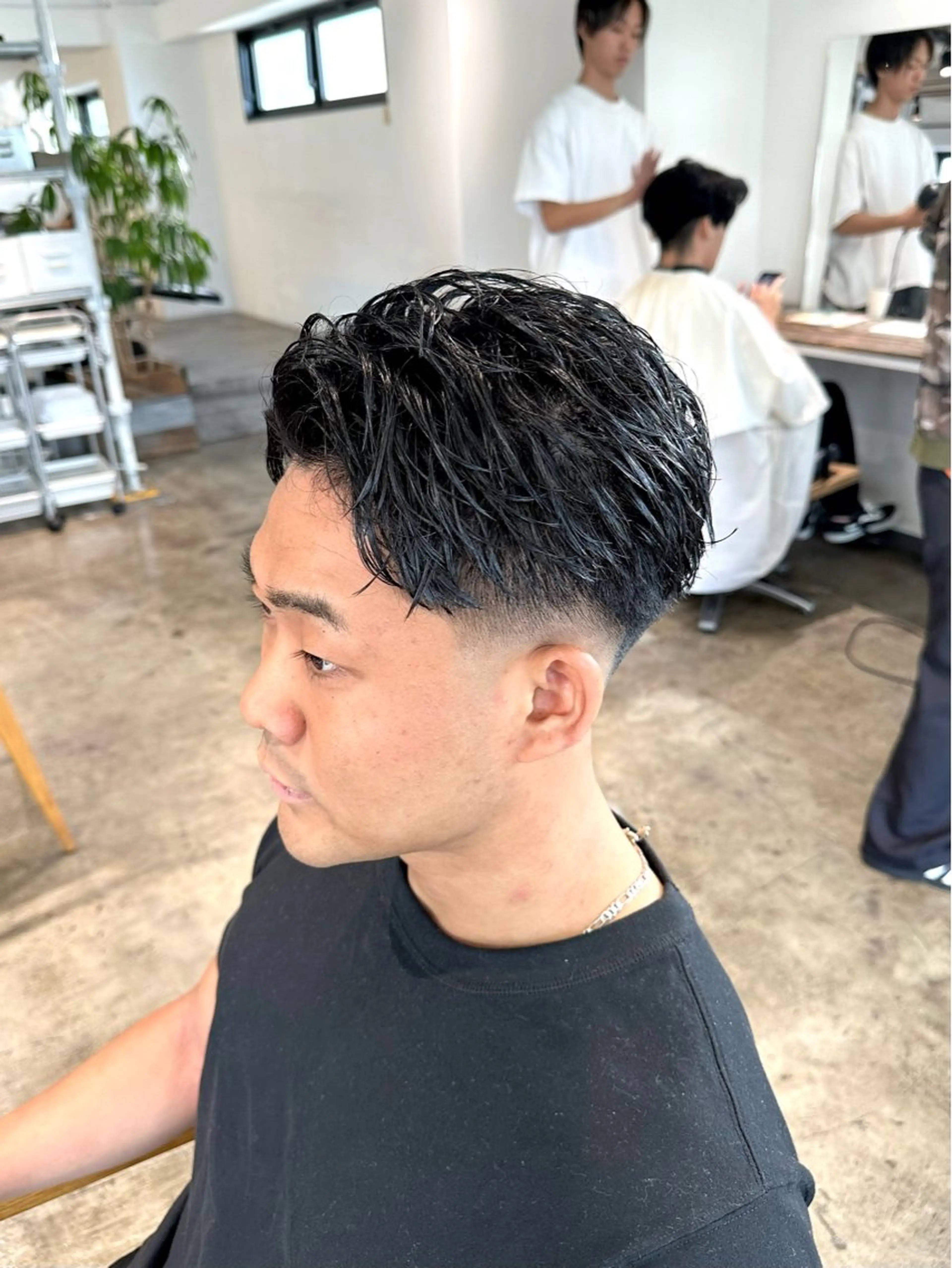 メンズ ビジネス フェードカット メンズパーマ スキンフェード カット 骨格補正施術/メンズ 専門美容師/YUYAのヘアスタイル