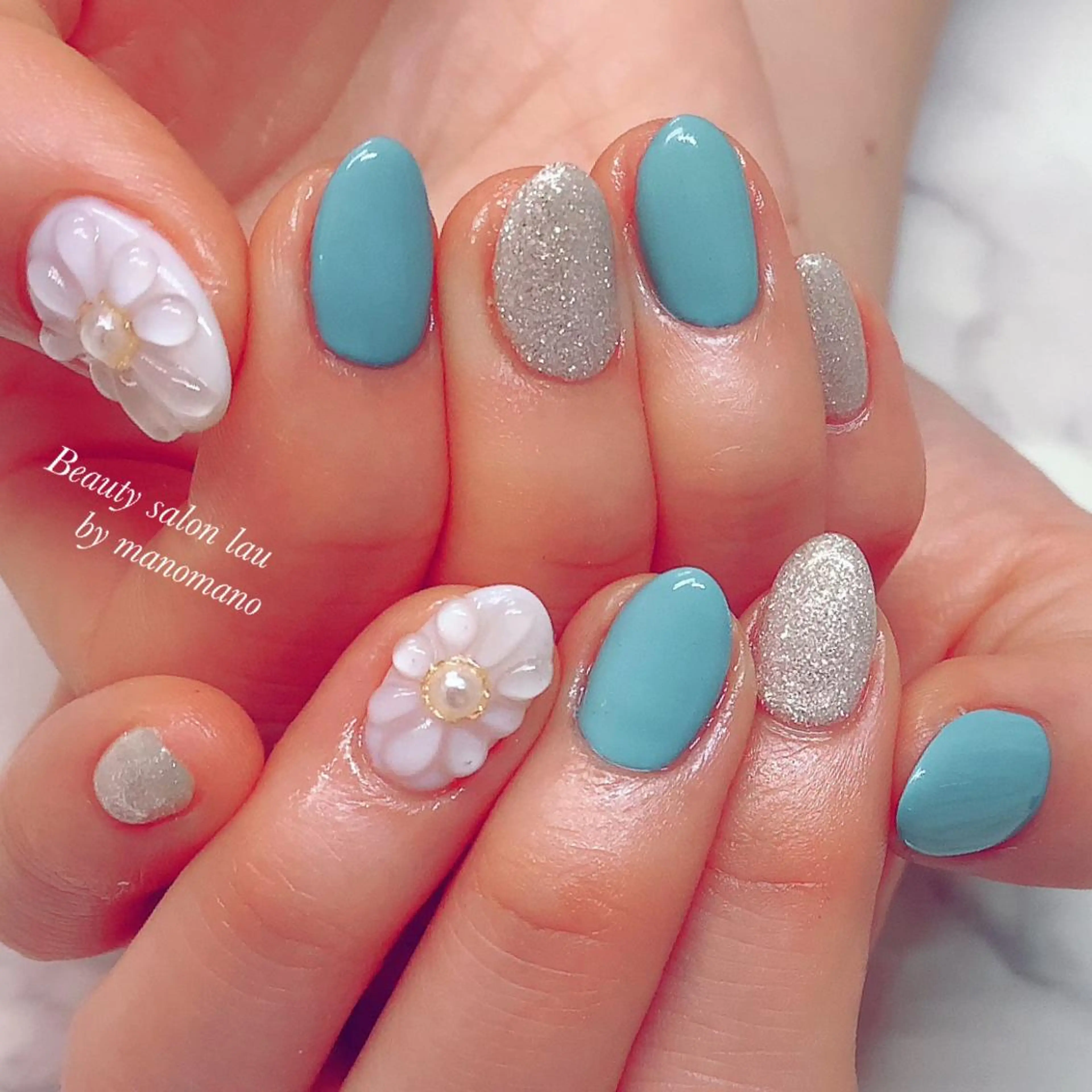 ネイル ハンドネイル ラウバイマノマノ なかざとのネイルデザイン