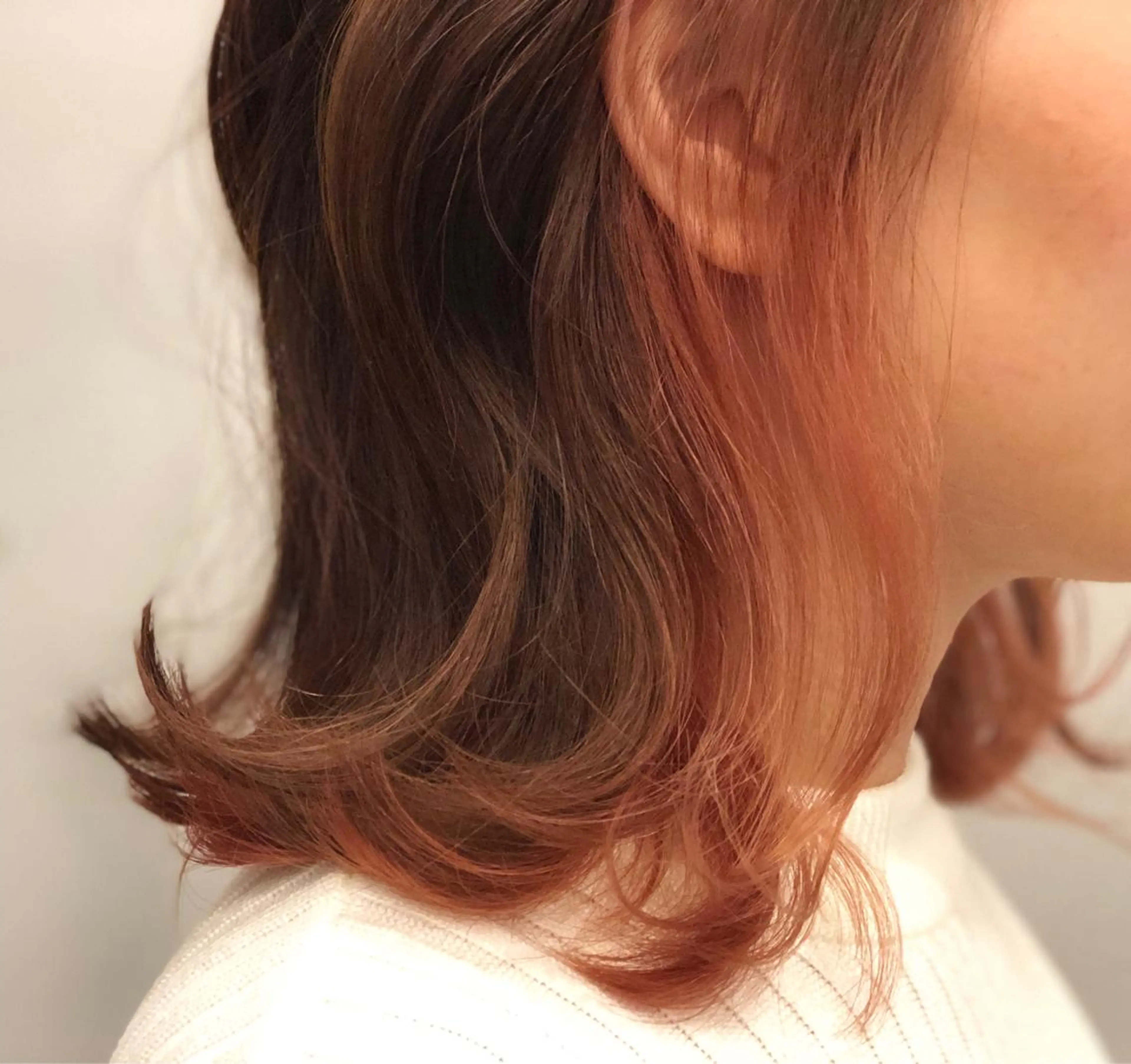 ミディアム カラー インナーカラー Strawberry所属・原田 志保のヘアスタイル