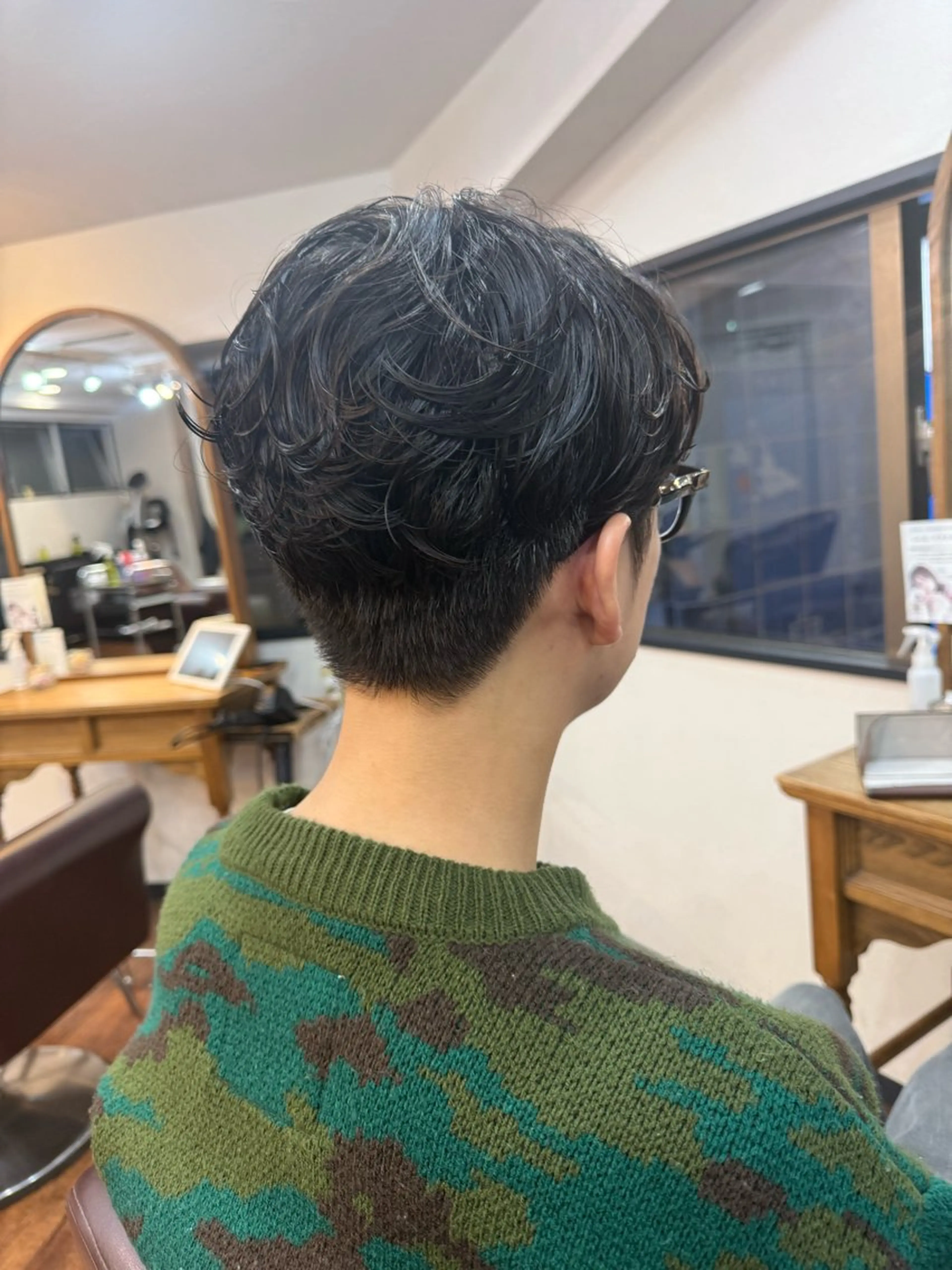 パーマ メンズ 韓国ヘア 🎀華澄のヘアスタイル