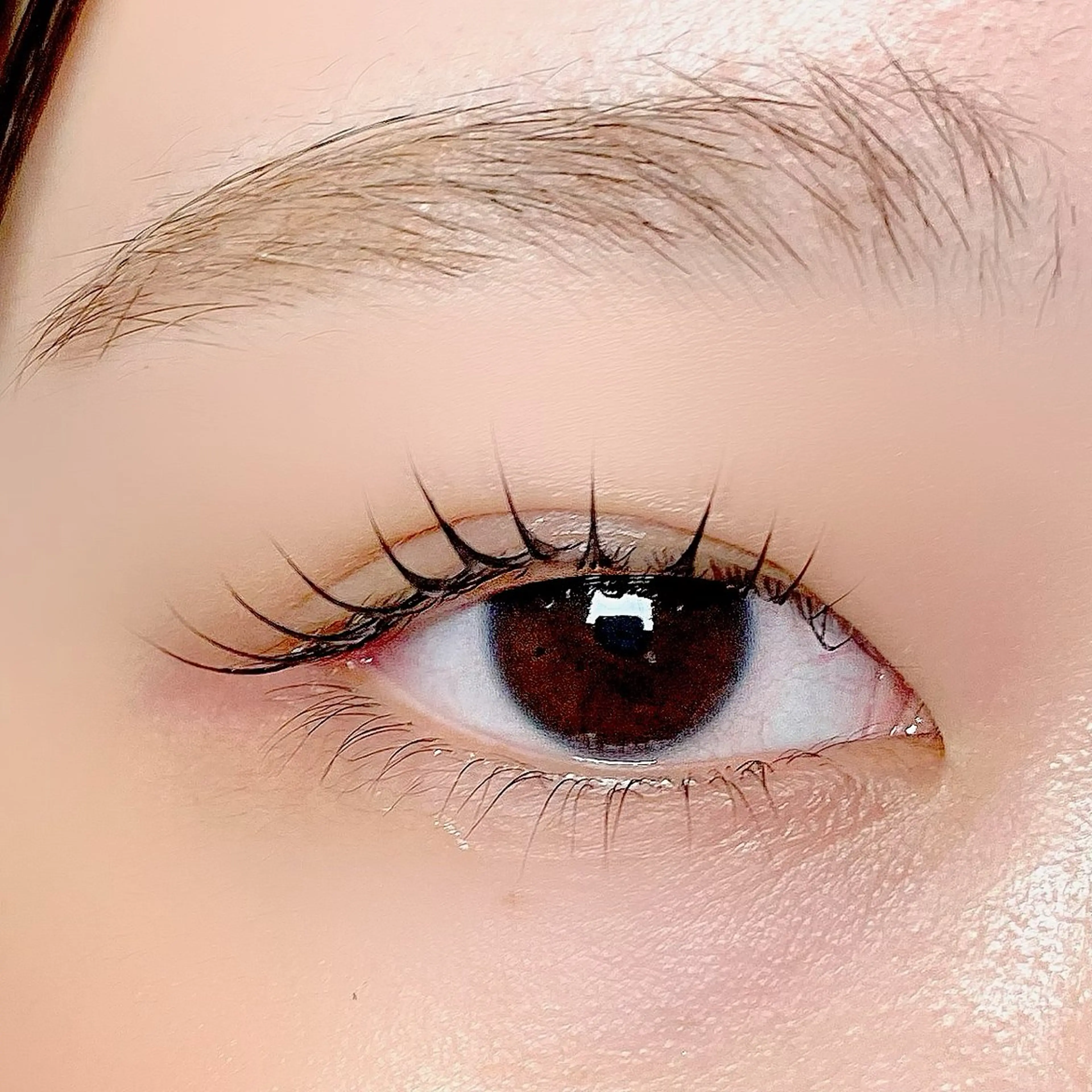 マツエク・マツパ 束感まつ毛 フラットラッシュ パリジェンヌラッシュリフト 下まつげエクステ 一重×まつ毛パーマ マツパ パリジェンヌ上下 恵比寿ayakaのマツエク・マツパデザイン