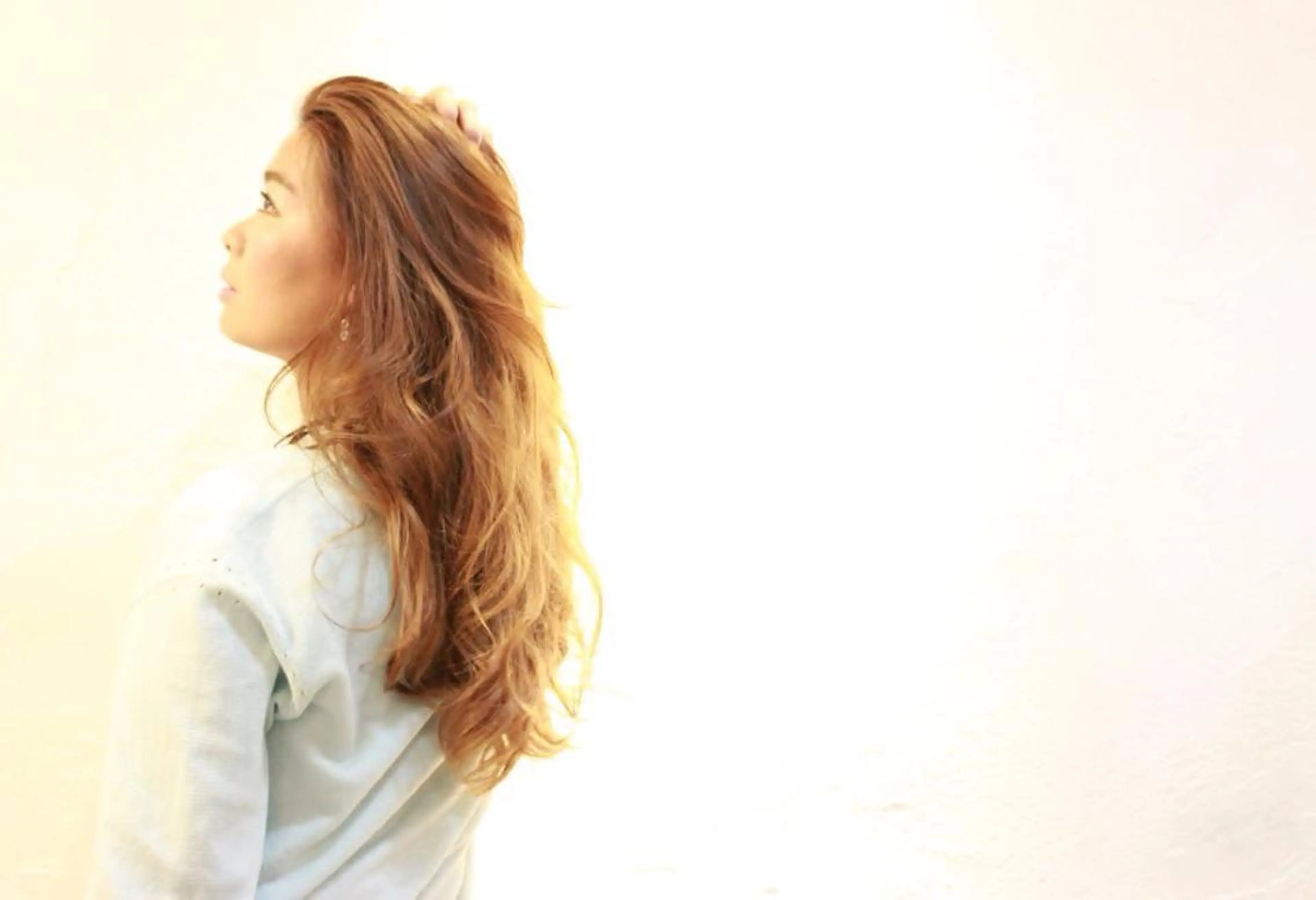 ロング カラー ロング 所渉/韓国レイヤー /ウルフカットのヘアスタイル