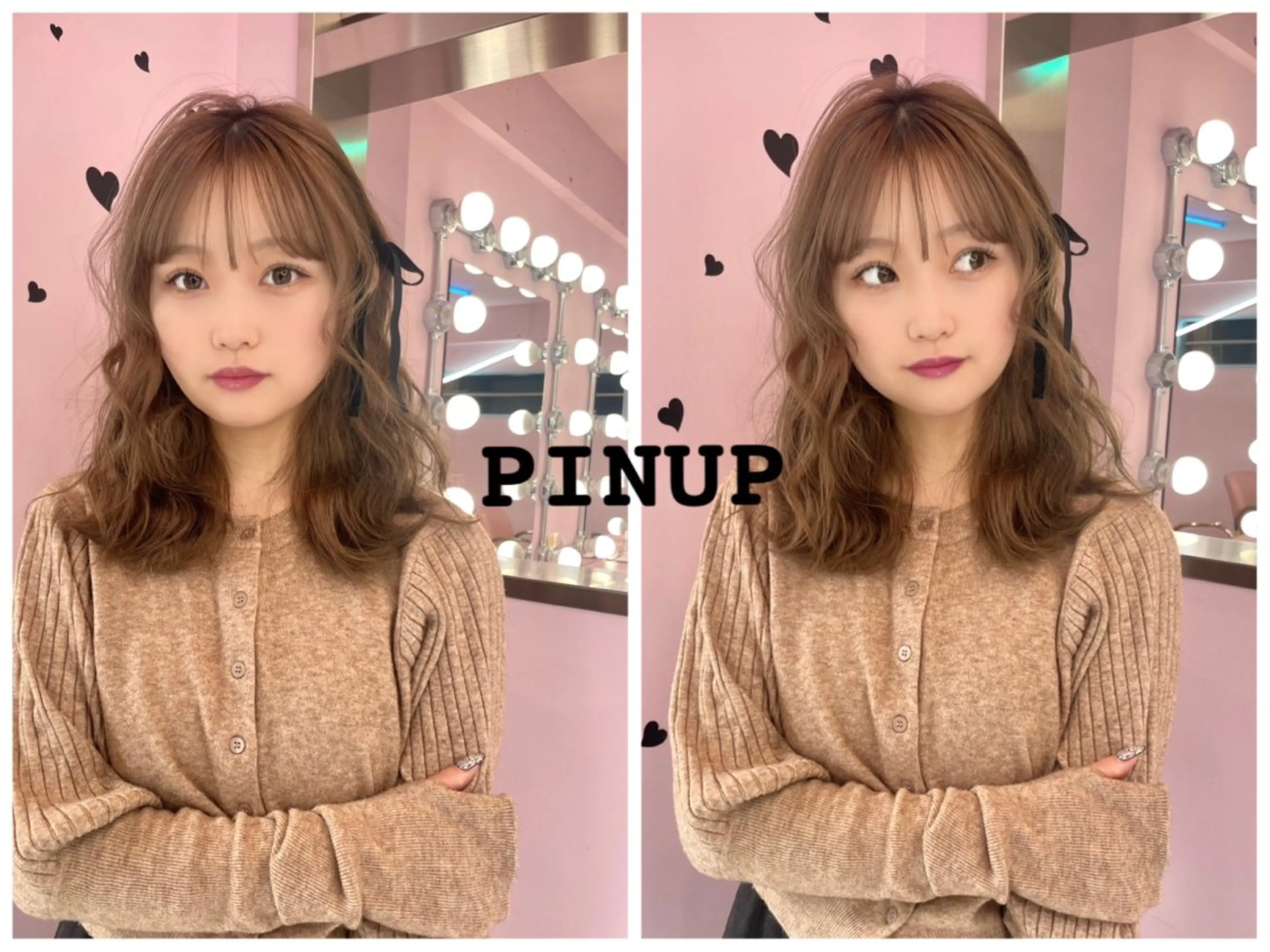 ミディアム カラー moana surfriderのヘアスタイル