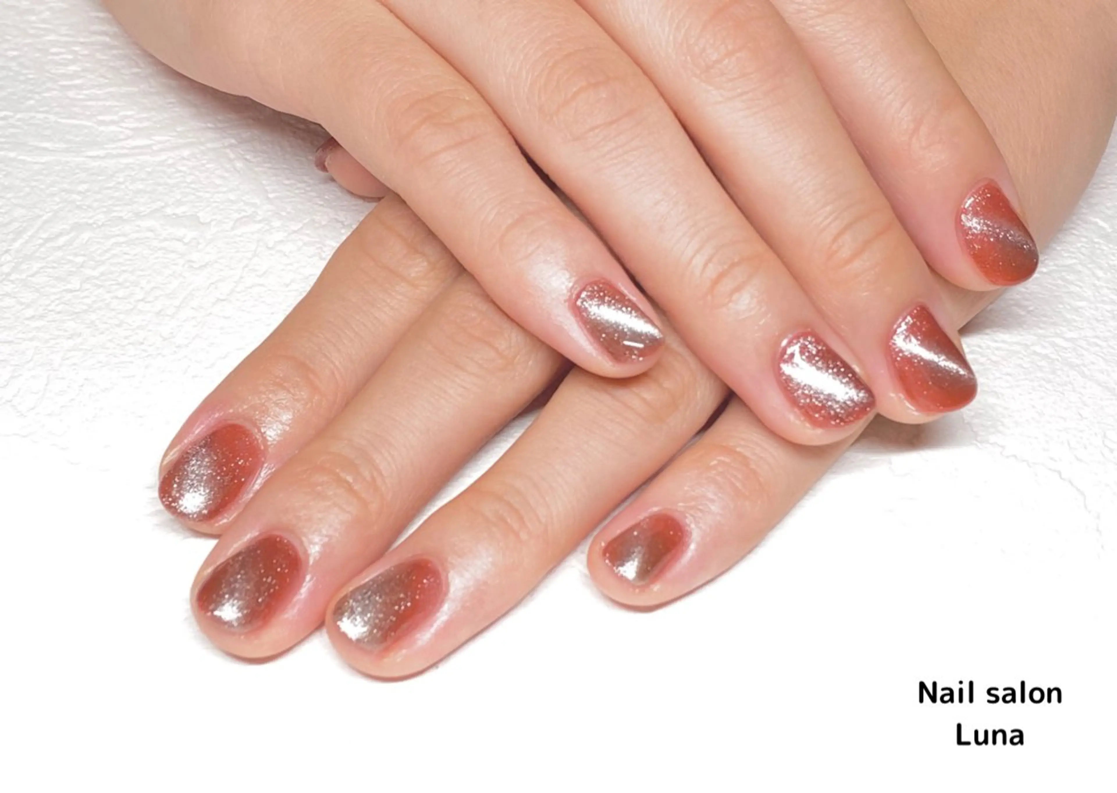 ネイル ジェルネイル マグネットネイル 加藤 美穂のネイルデザイン