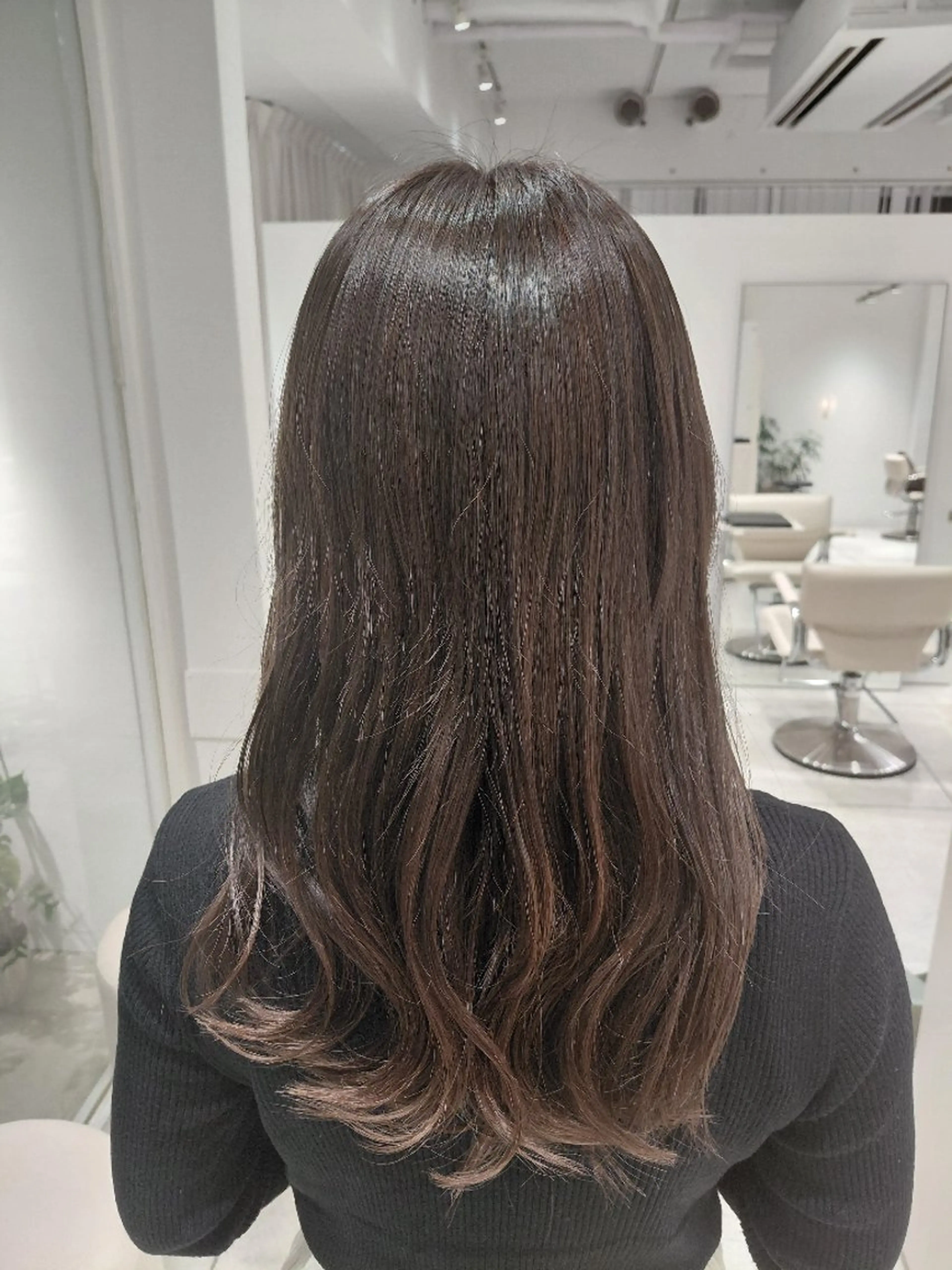 ロング カラー ヘアカラー トリートメント ヘッドスパ ヘアセット 優 ／表参道のヘアスタイル