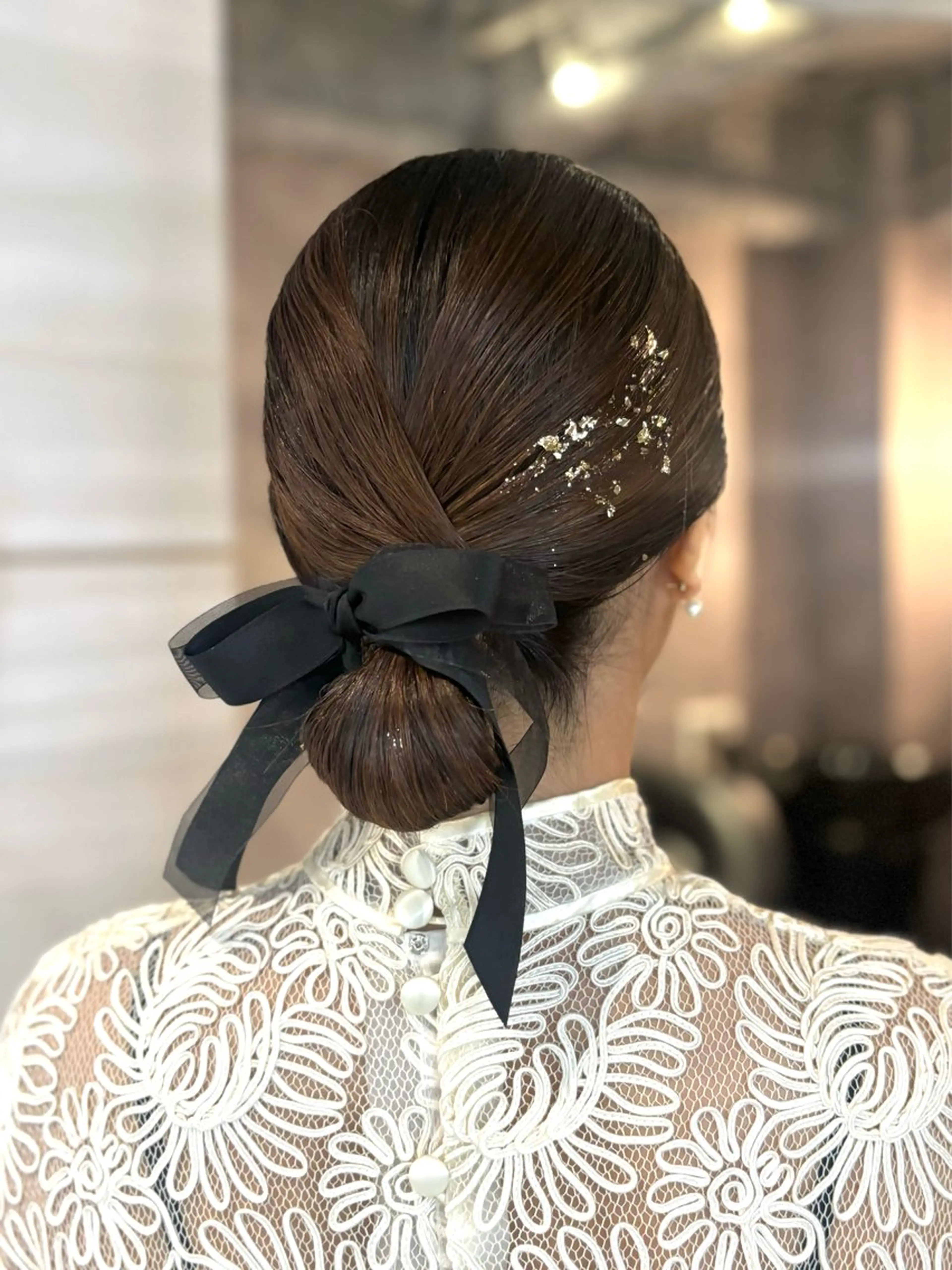 ミディアム ヘアアレンジ ヘアセット 💘Kurea💘 艶髪/韓国/暗髪のヘアスタイル