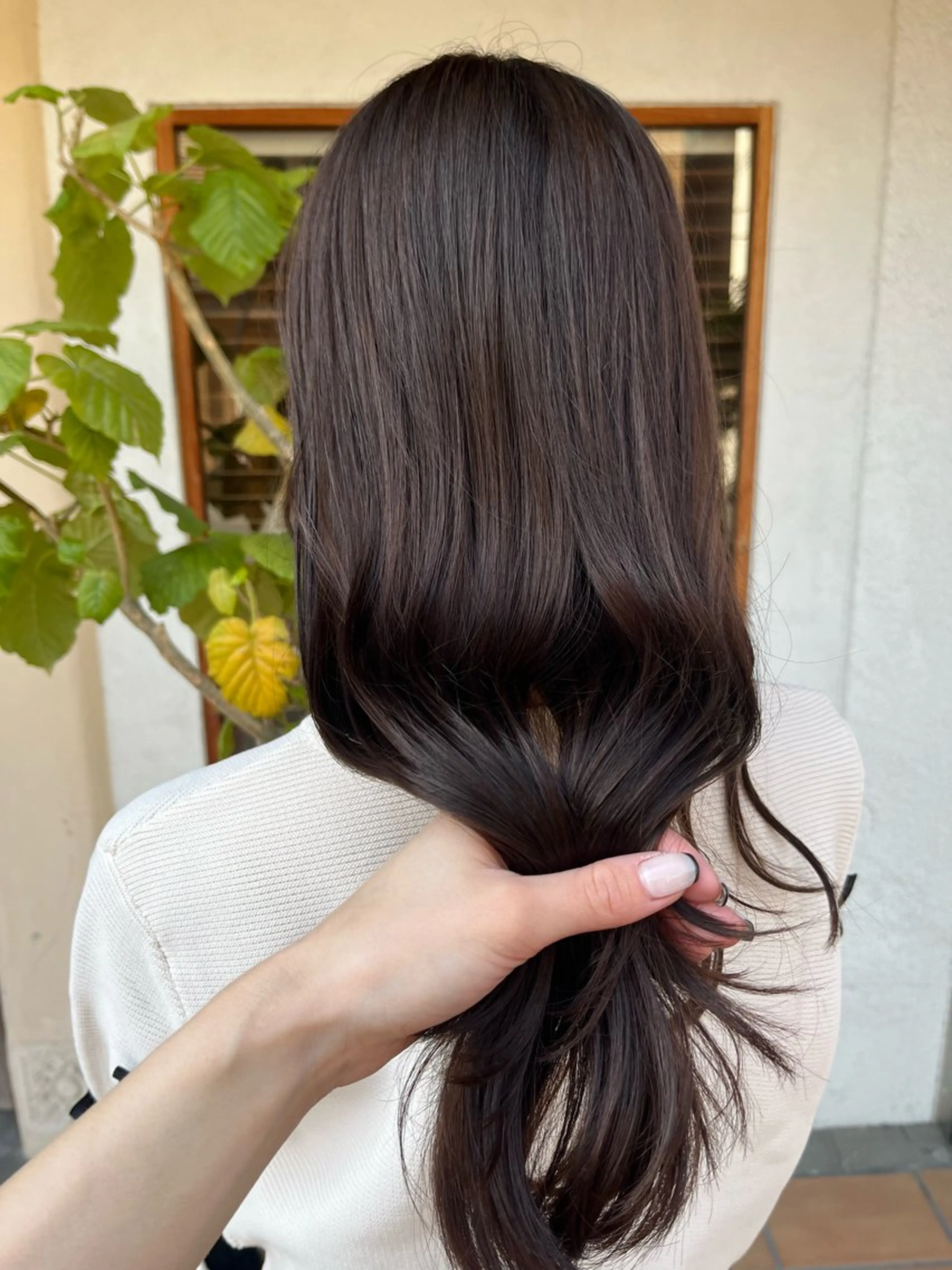 セミロング カット ヘアカラー トリートメント ヘッドスパ putri店長 和田鈴采のヘアスタイル