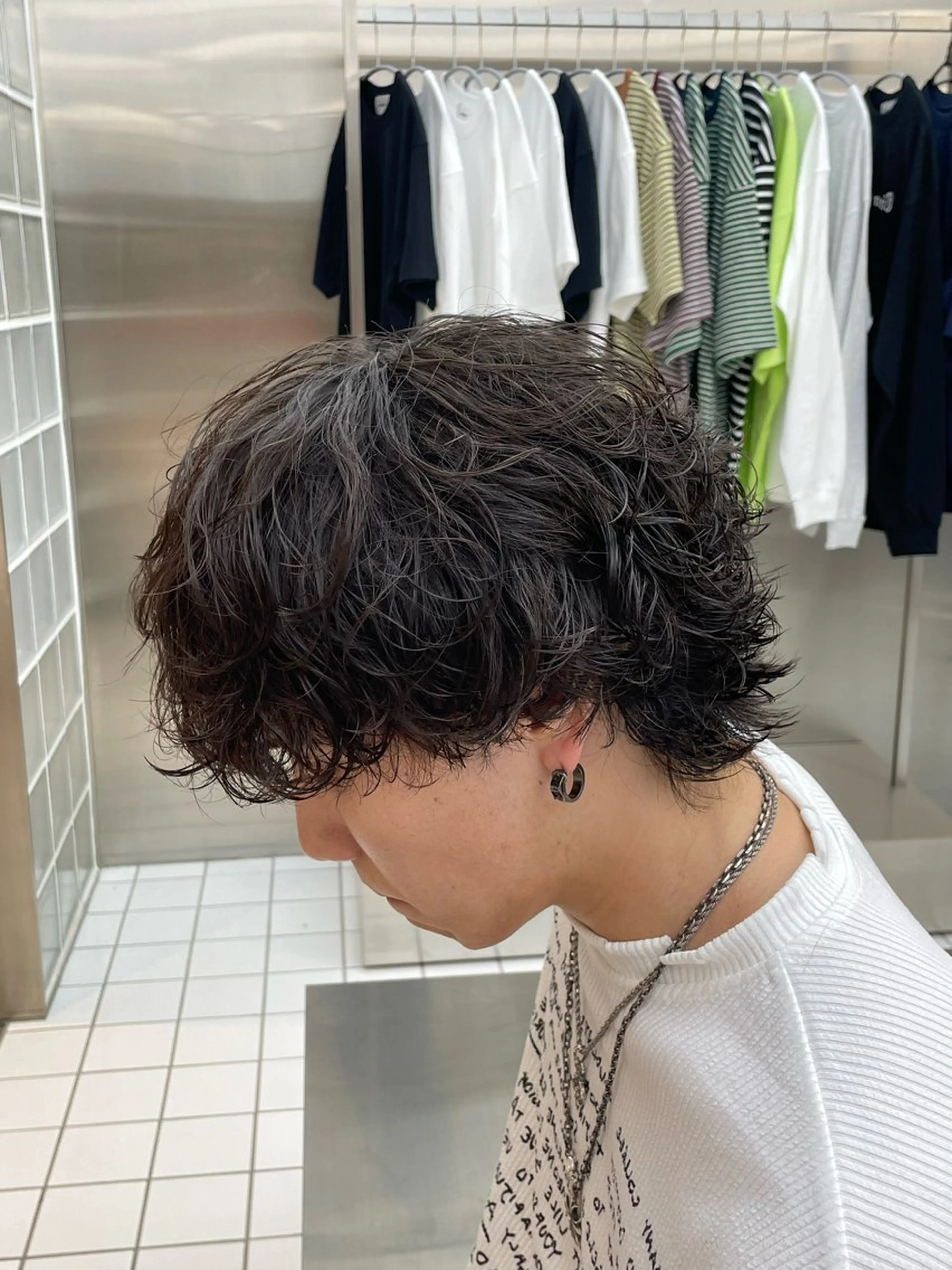 ショート パーマ メンズ メンズパーマ メンズ特化型美容師 sakuraのヘアスタイル