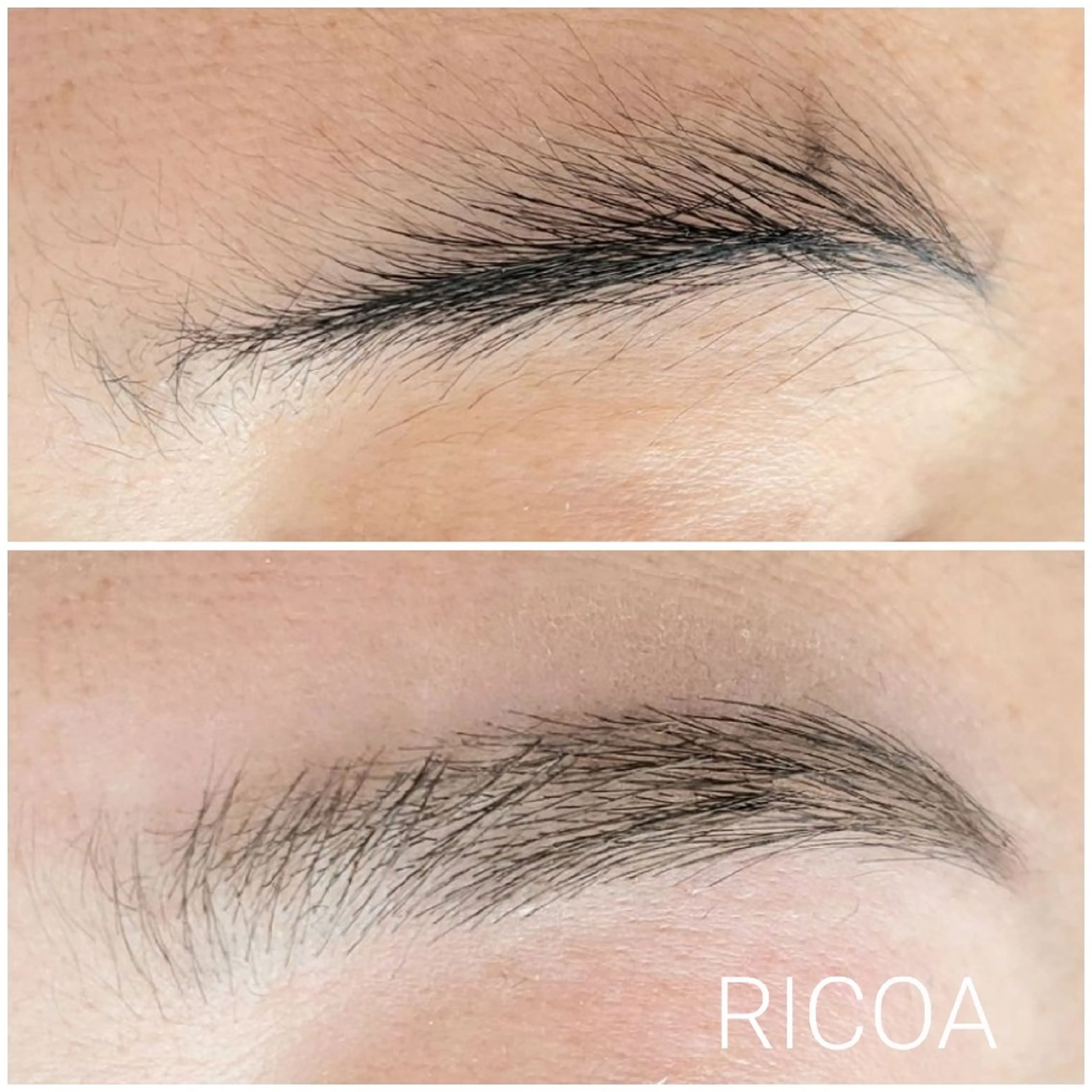 アイブロウ 眉毛ワックス脱毛 RICOA 酒井のマツエク・マツパデザイン