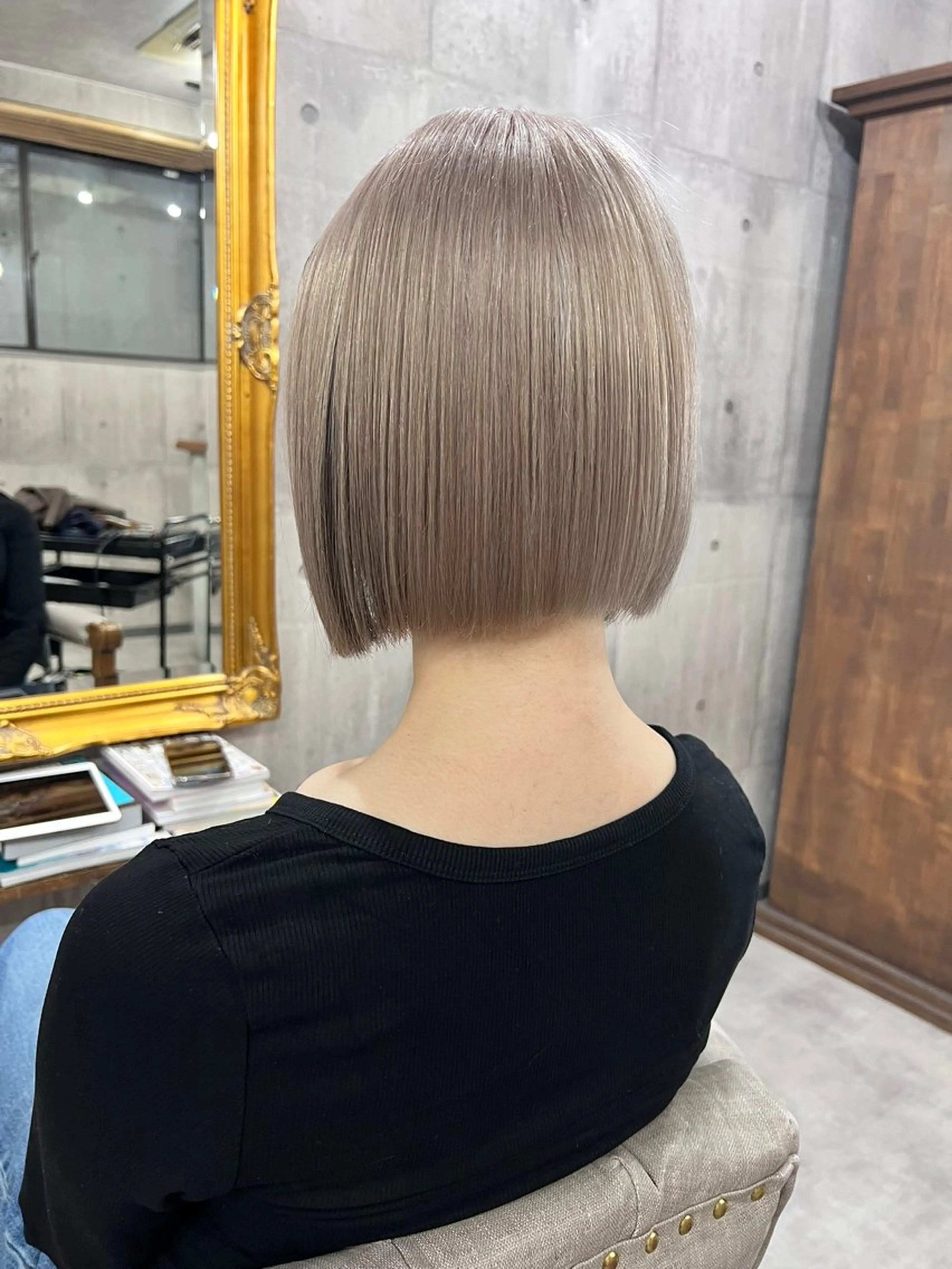 ショート カラー ヘアカラー トリートメント LITTY&M.O.Dshibuya所属・レイヤー/髪質改善 /山永圭介のヘアスタイル