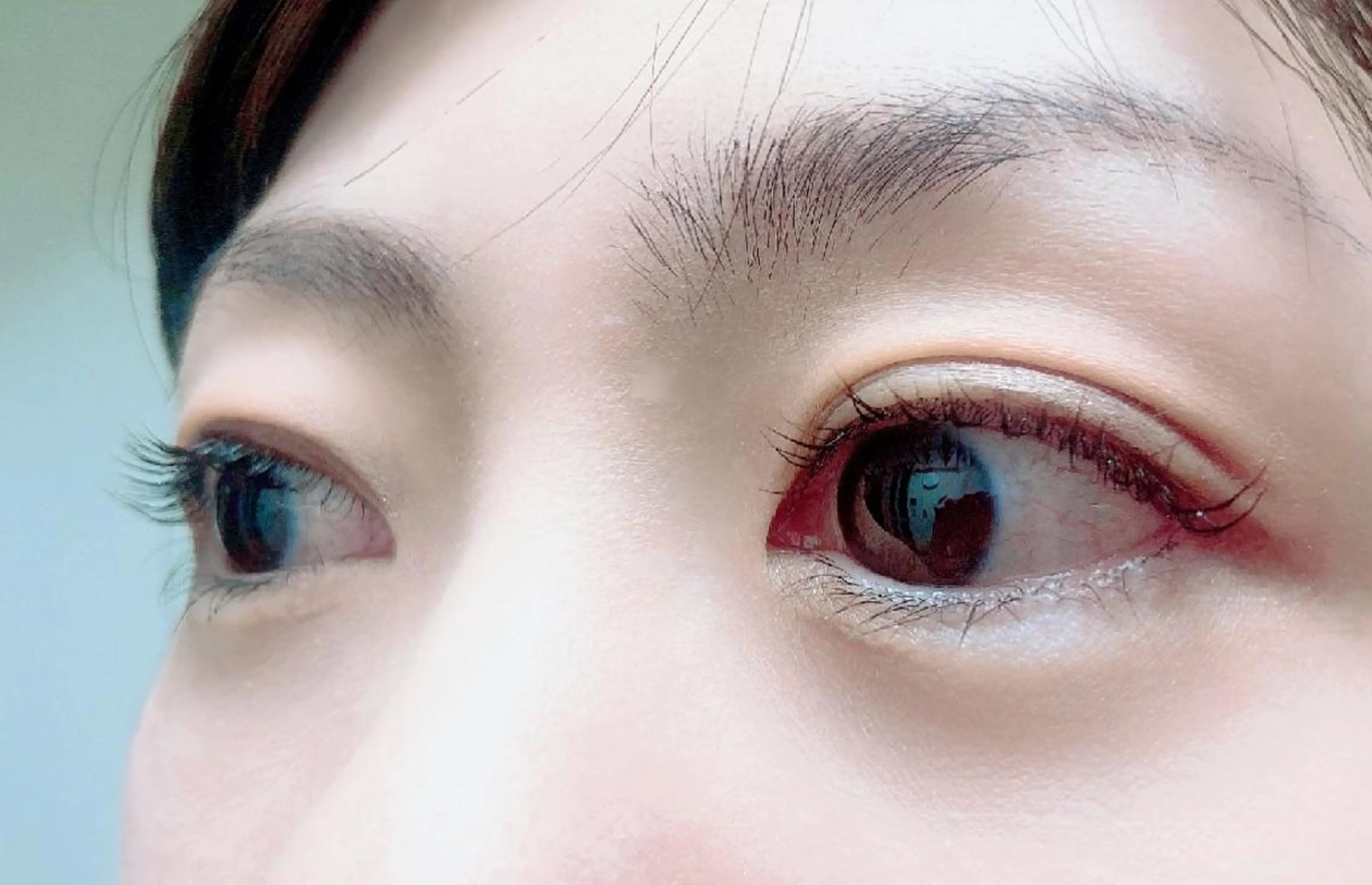 マツエク・マツパ 付け放題 フラットラッシュ まつげパーマ 下まつげエクステ 一重×まつ毛パーマ マツパ 吉岡 ゆうなのマツエク・マツパデザイン