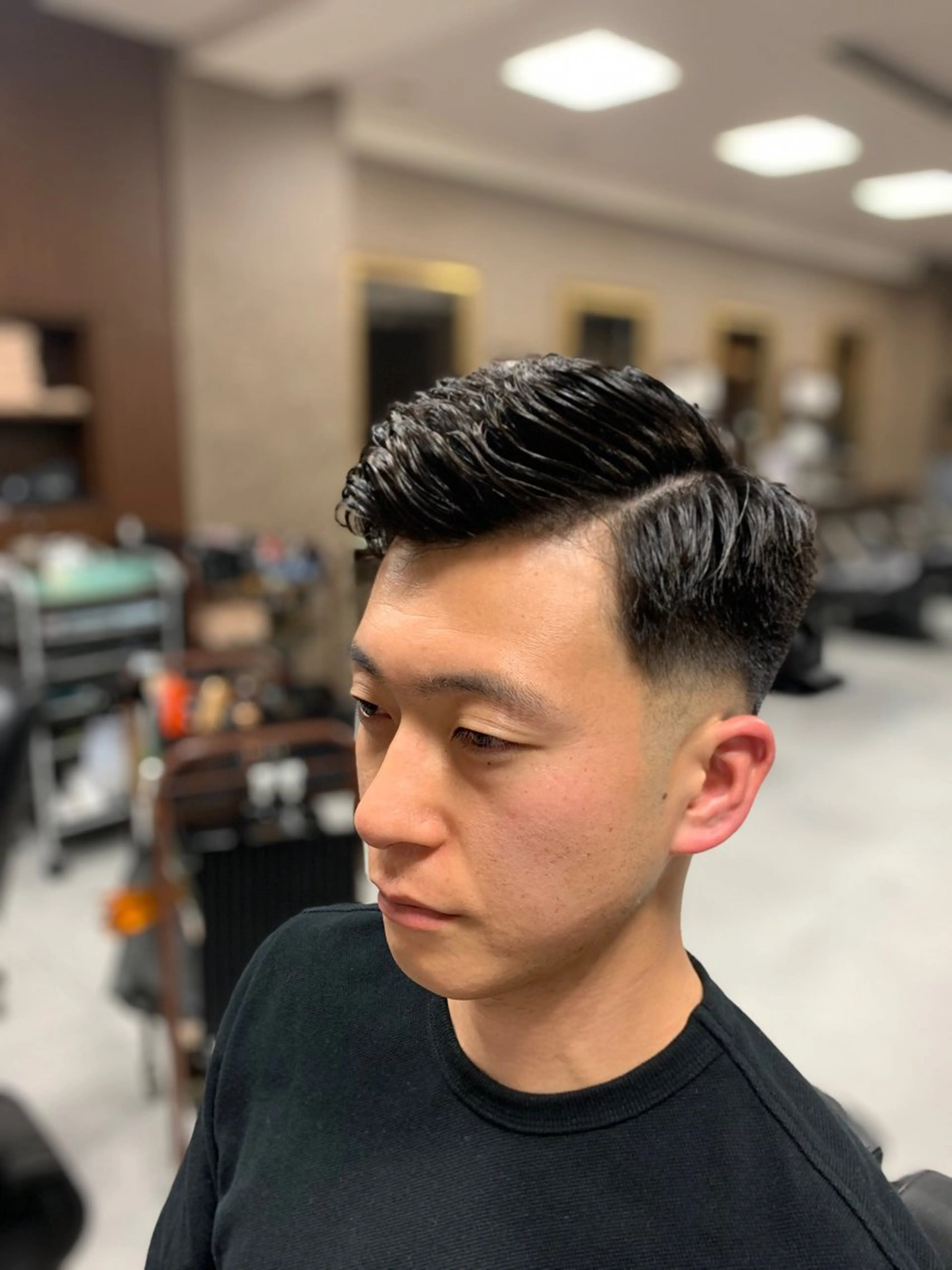 メンズ バーバーショップ涼桜新町店所属・田中大 パーマ/メンズカットのヘアスタイル