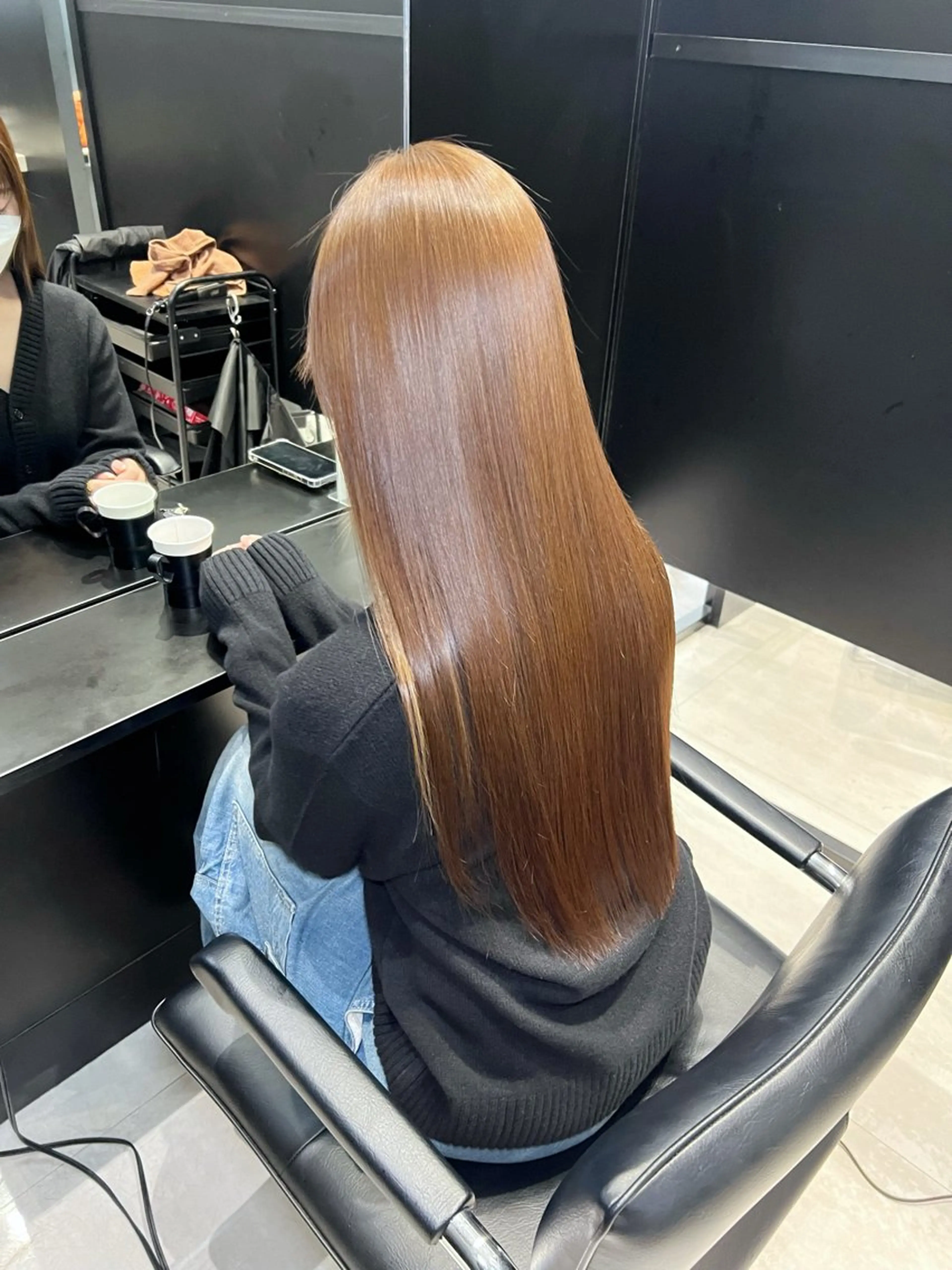 ロング カラー カット ヘアカラー トリートメント kimika🥑 メンズ/髪質改善のヘアスタイル