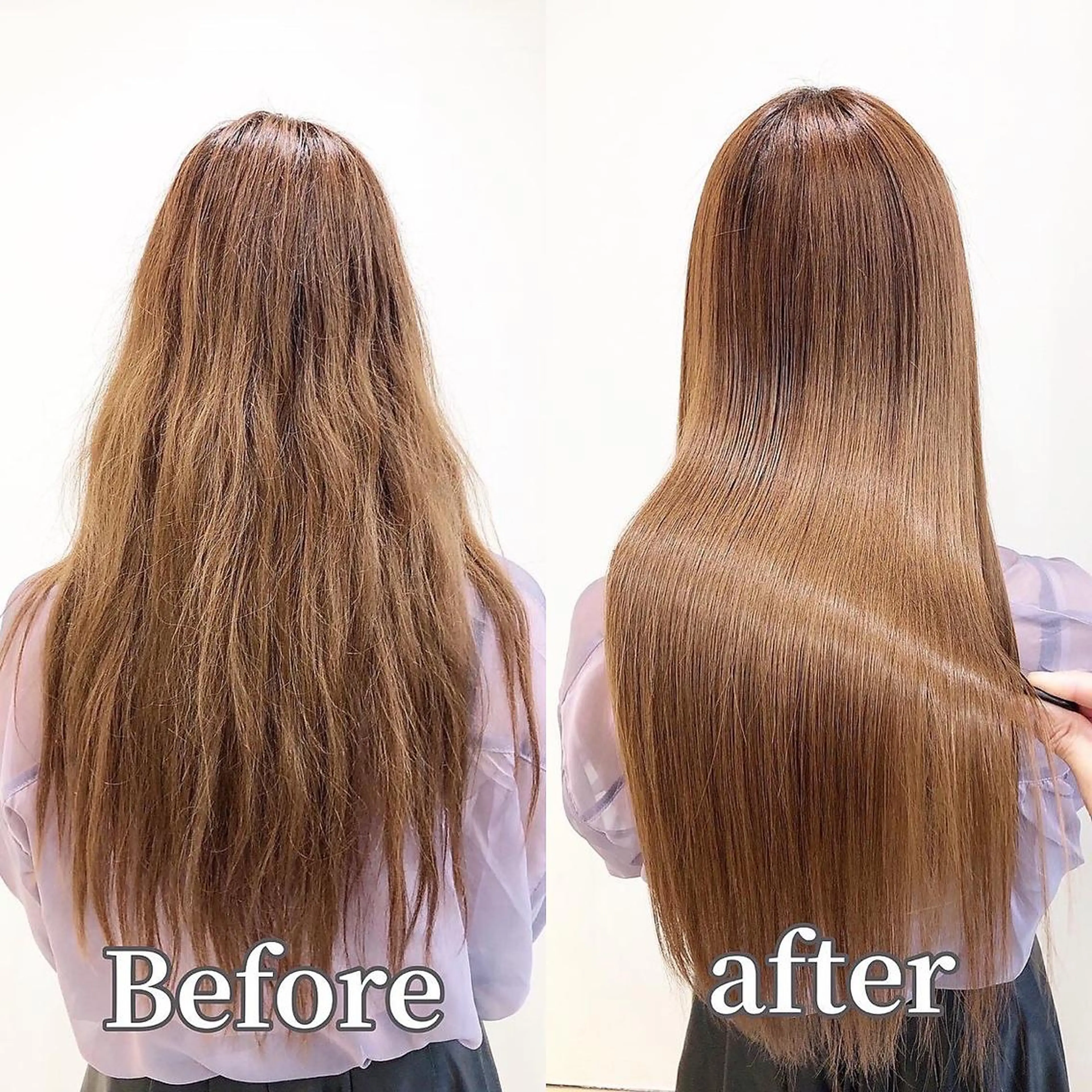 ロング パーマ 縮毛矯正/髪質改善 /韓国風　山川春輝のヘアスタイル