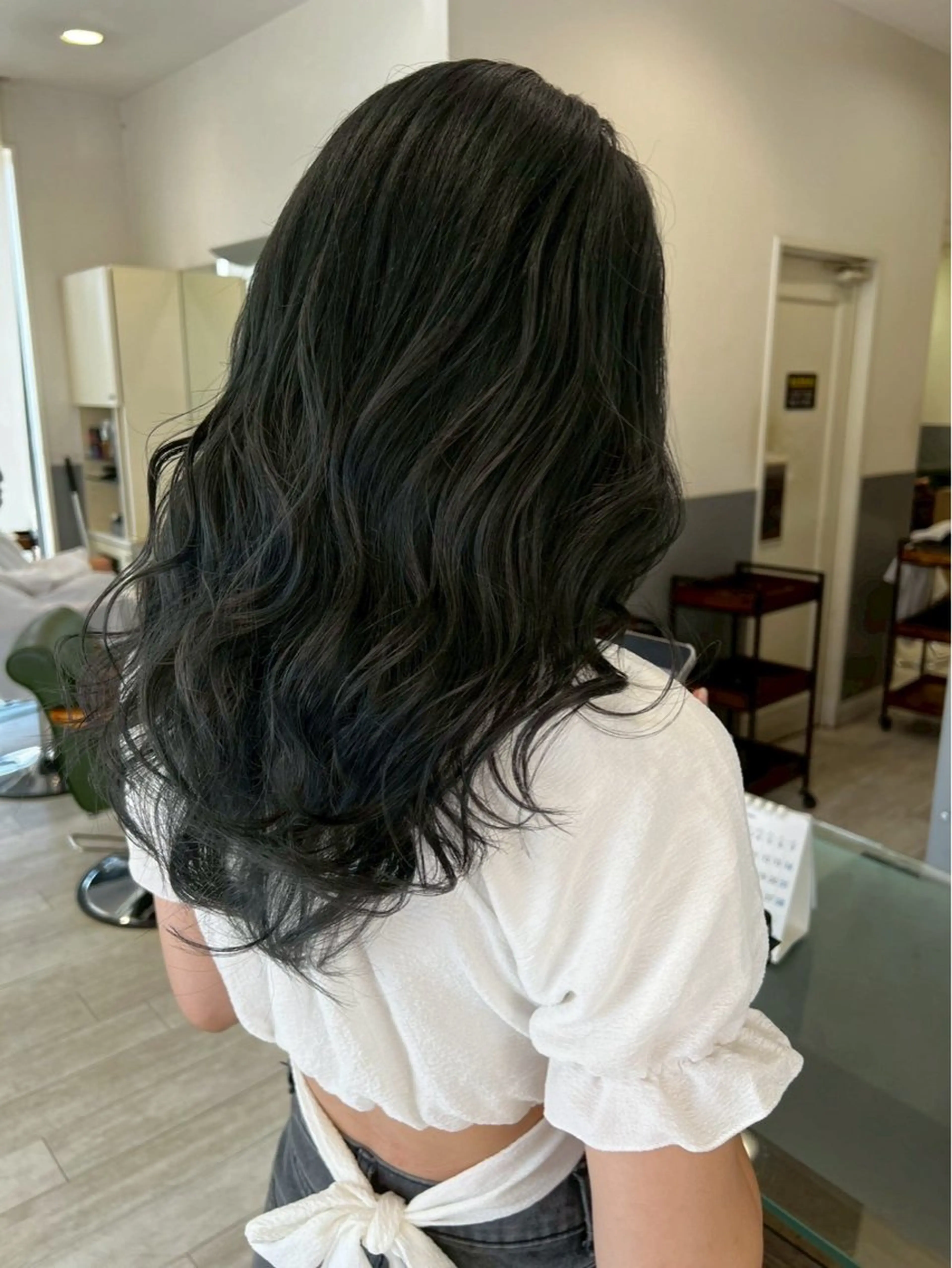 セミロング ヘアカラー hair&beauty the B所属・尾崎 虹美のヘアスタイル