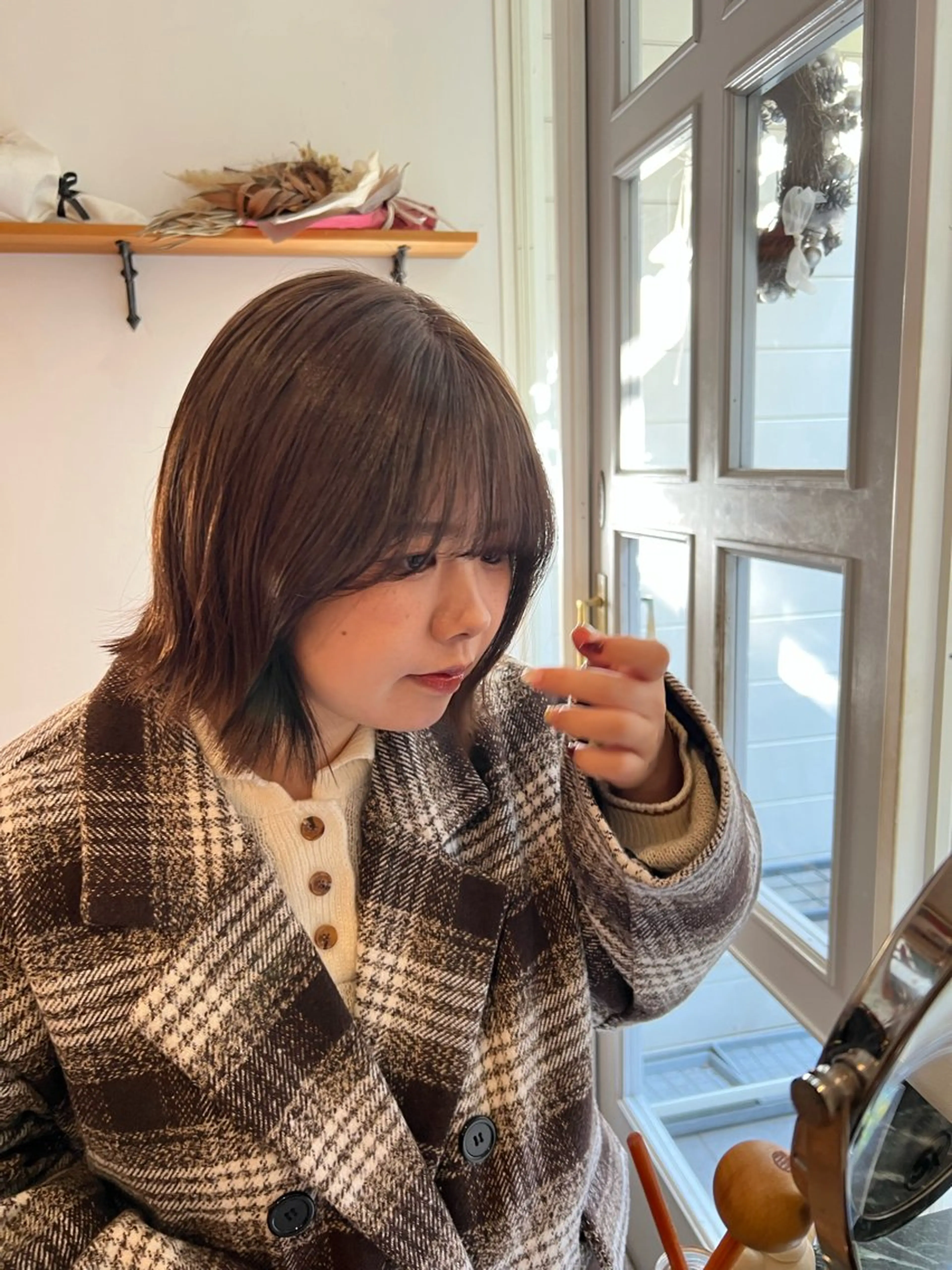 ミディアム カラー ヘアカラー Garland 表参道所属・ミディアムレイヤー/ 艶カラー🎀　emiのヘアスタイル