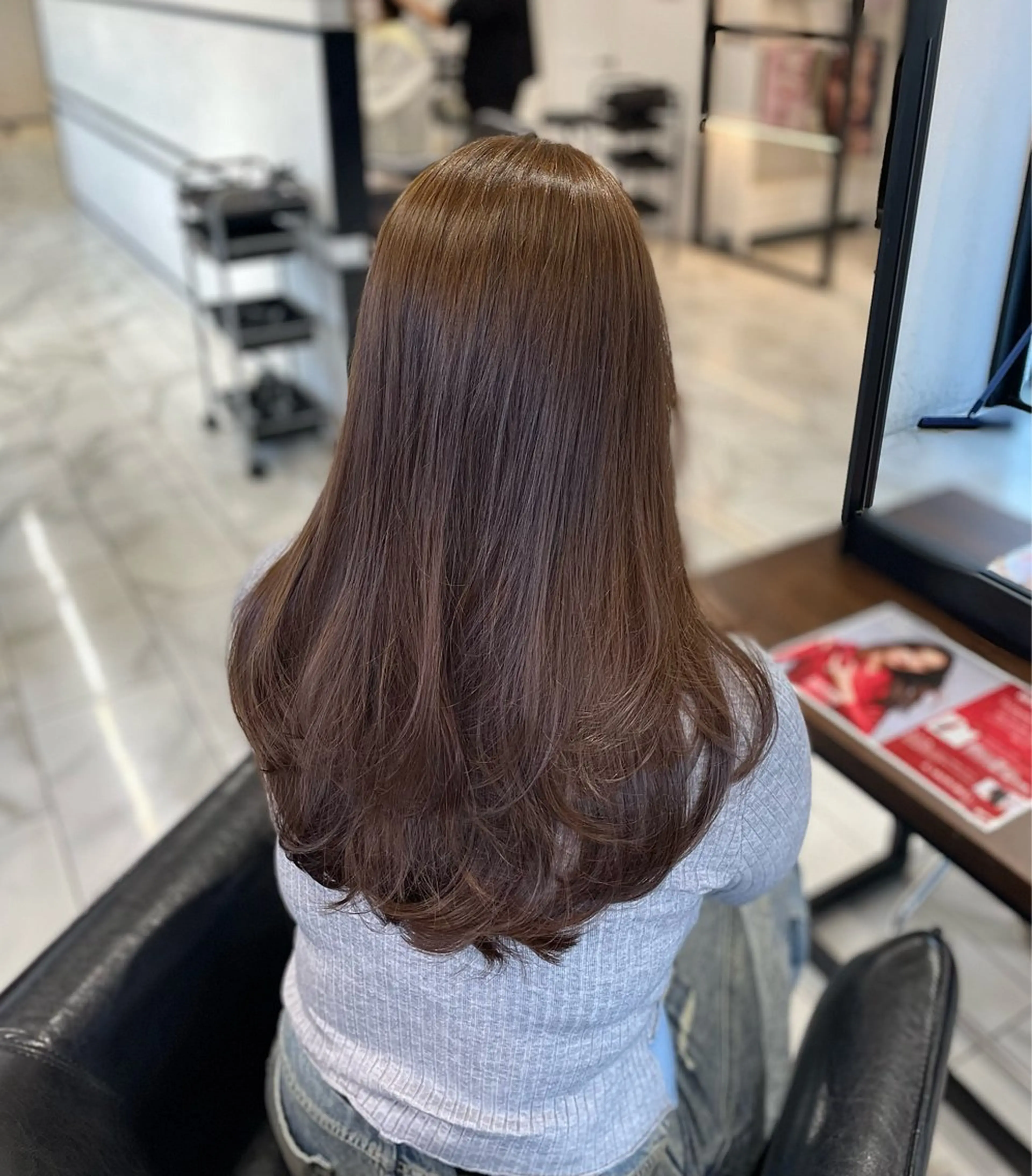 セミロング レビジュヘア 京都/桂のヘアスタイル