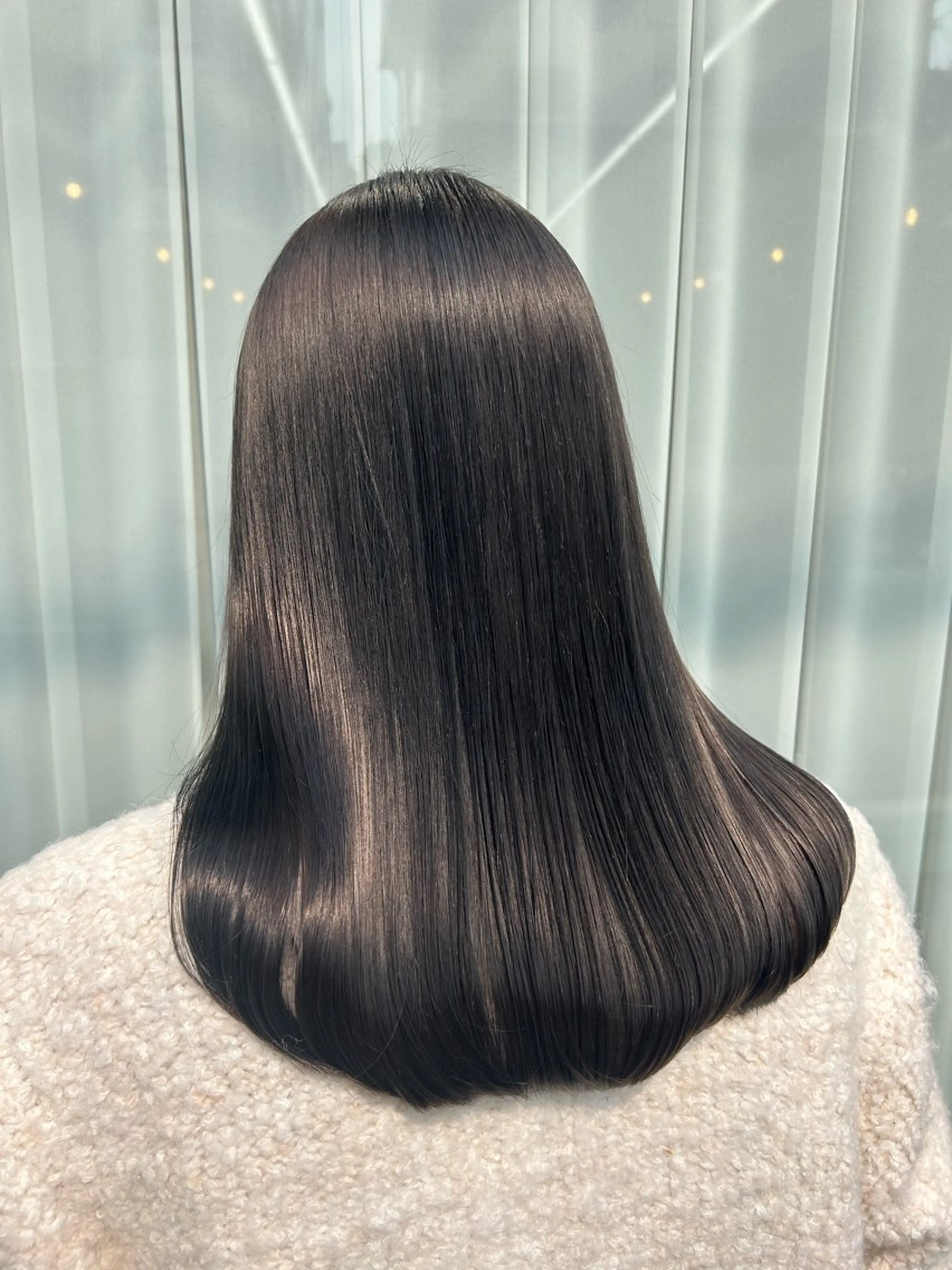 セミロング ヘアカラー トリートメント Lomalia Yuuka/42🩵のヘアスタイル