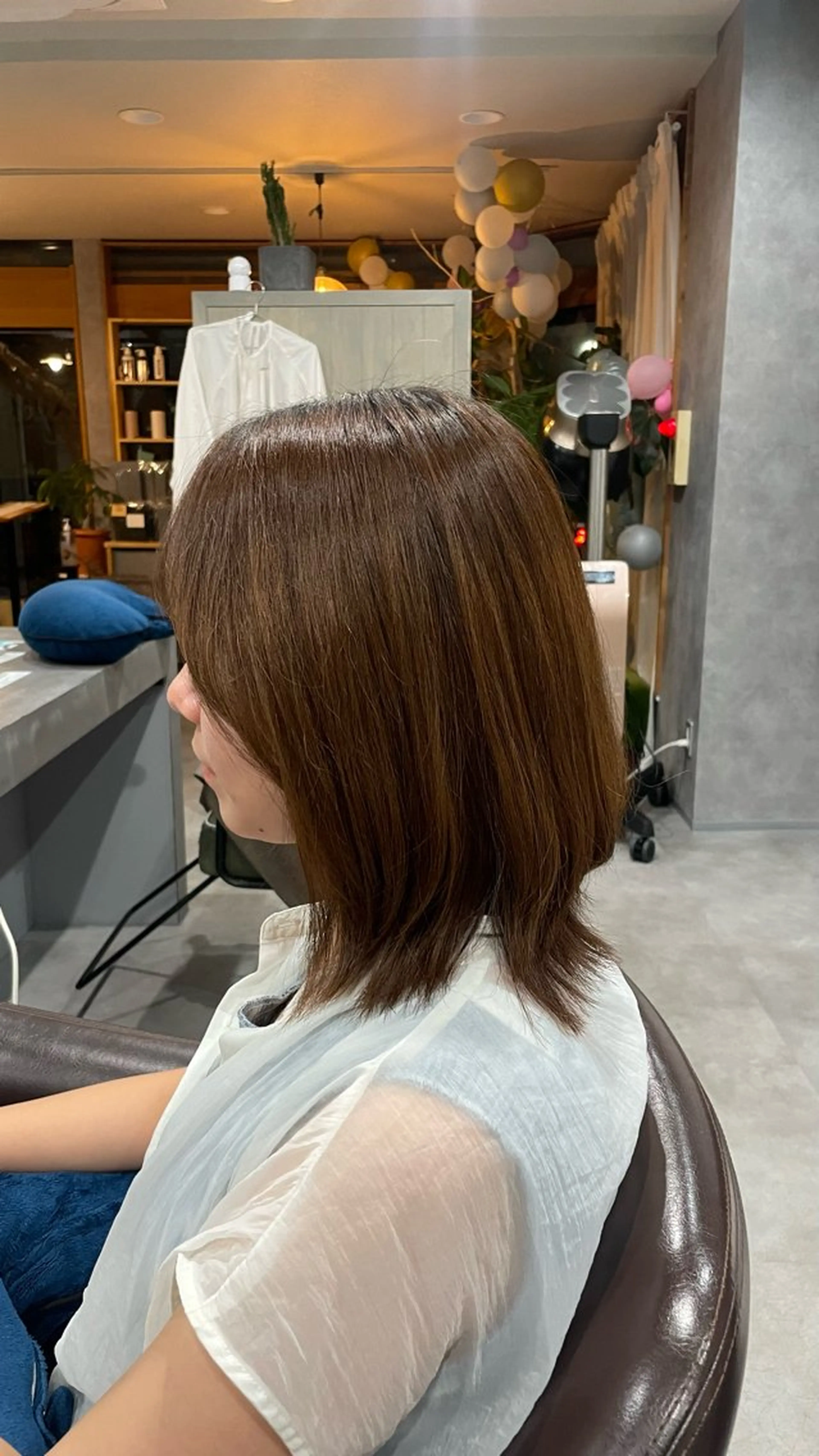 ミディアム 白髪ケア  BAUM まやのヘアスタイル