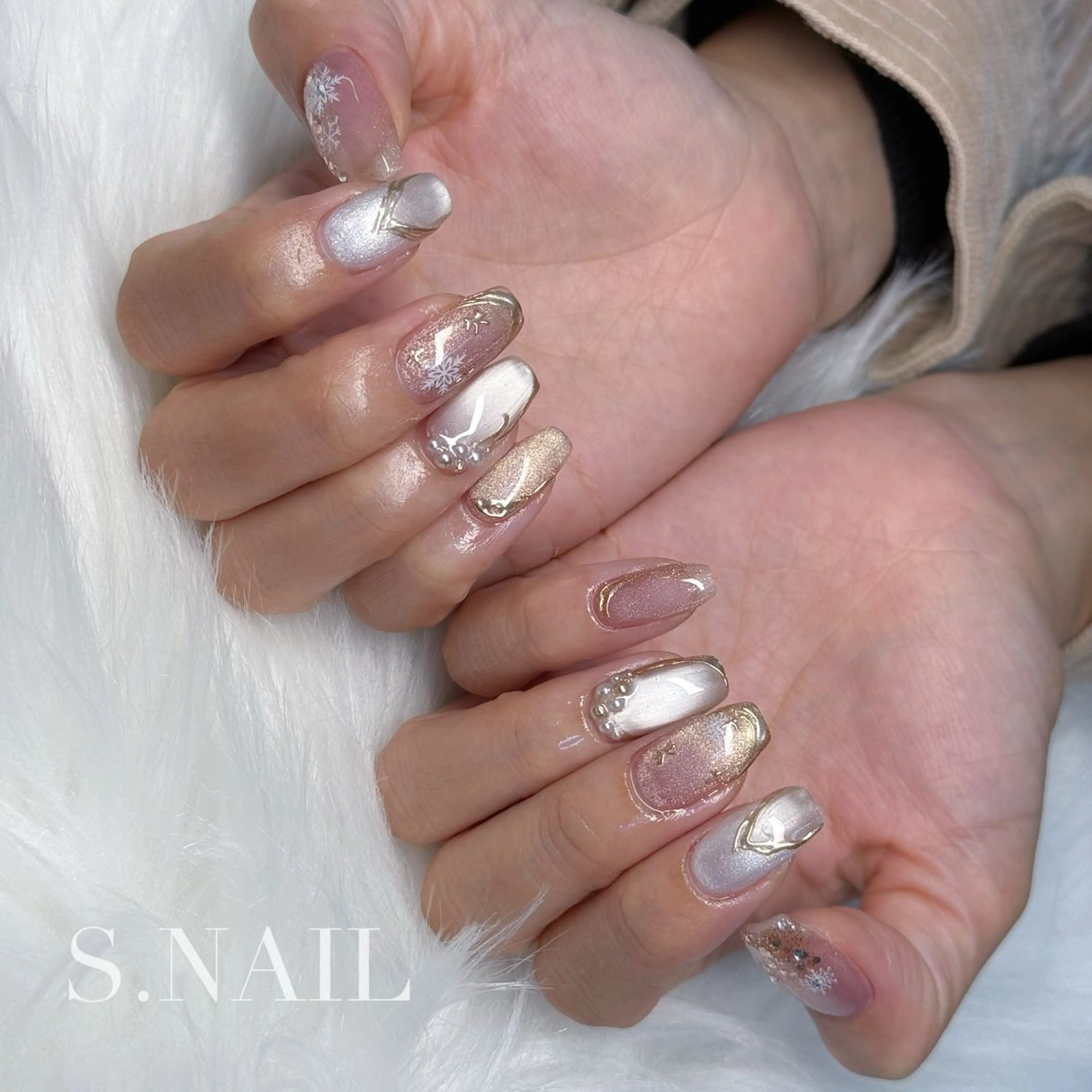 ネイル 持ち込み ハンドネイル S♡NAIL所属・S.NAIL Suuのネイルデザイン