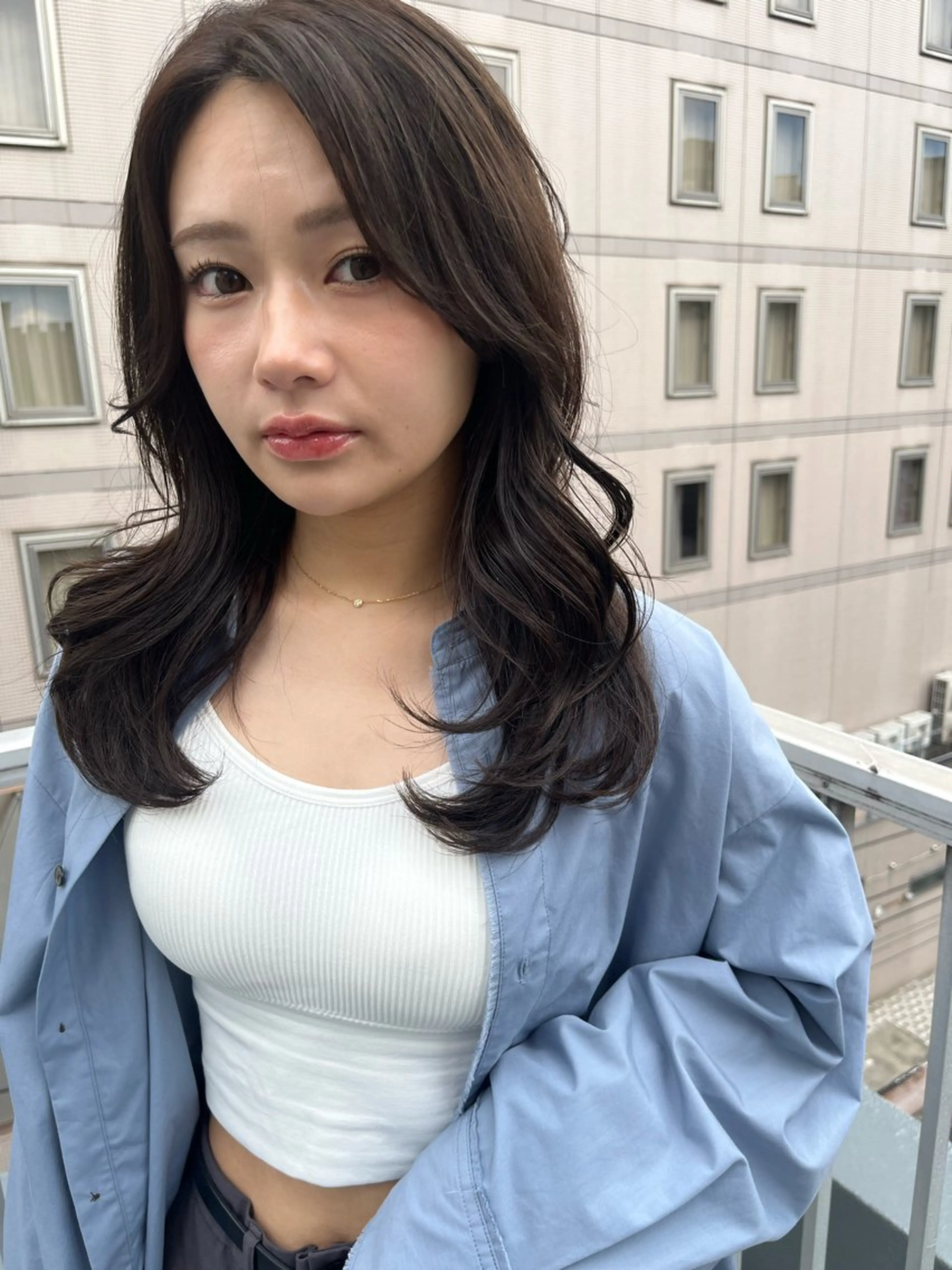 ロング カット ヘアカラー トリートメント レイヤーカット ✨️奥田良太✨️のヘアスタイル