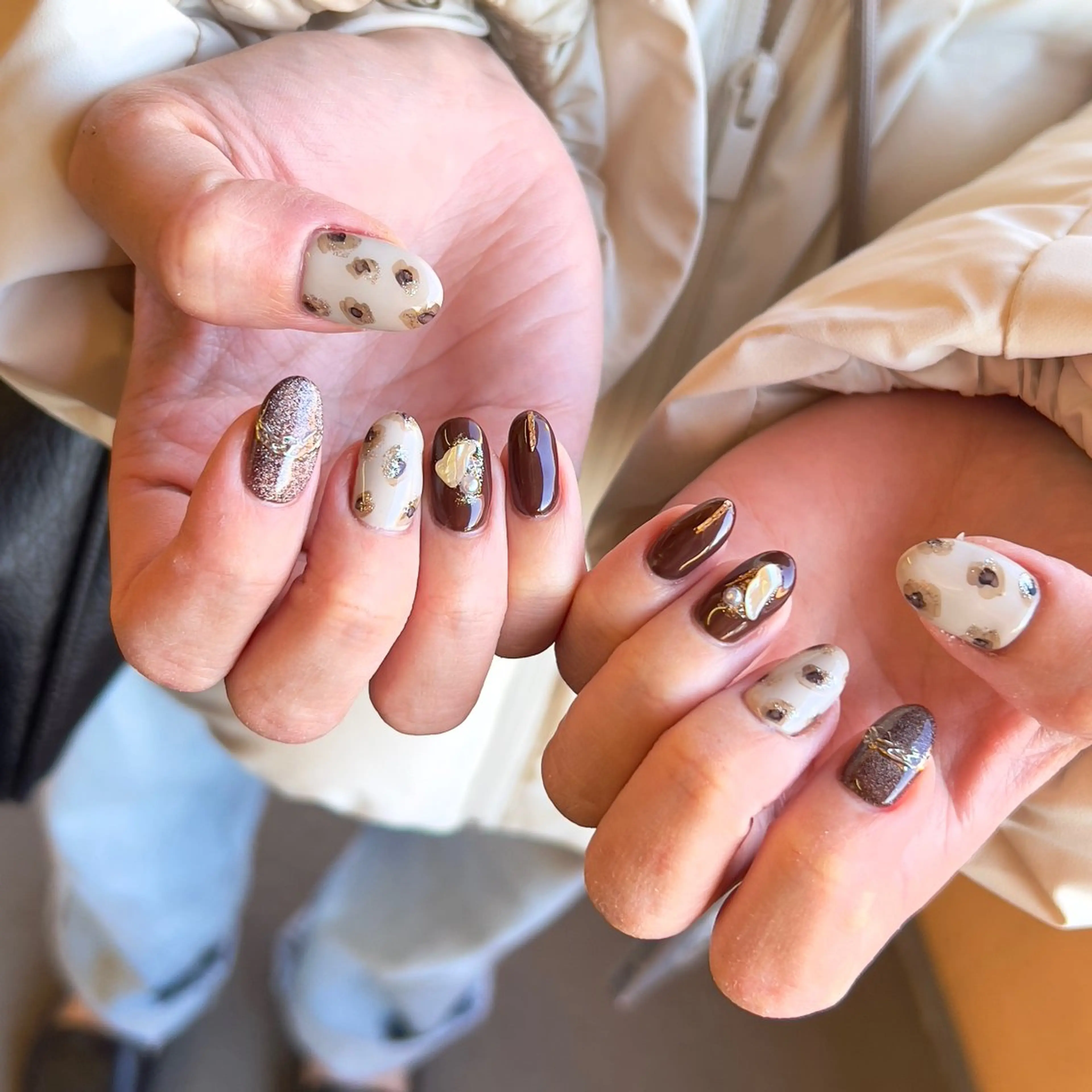 ネイル ハンドネイル ネイリストYuri シェルウェリナ船橋のネイルデザイン