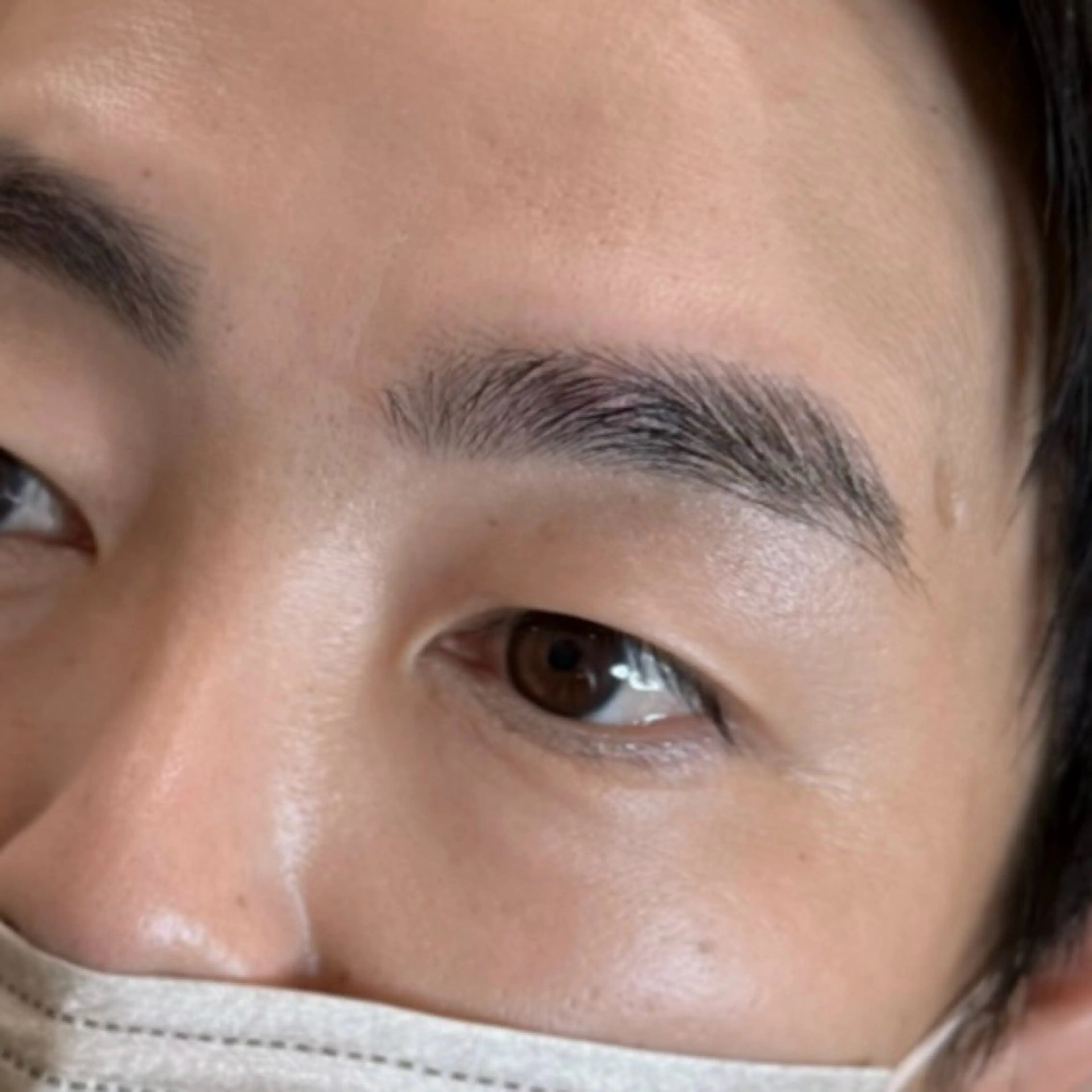 メンズ アイブロウ メンズアイブロウ ワックス脱毛 眉カット ブロウラッシュラボ 小林のマツエク・マツパデザイン