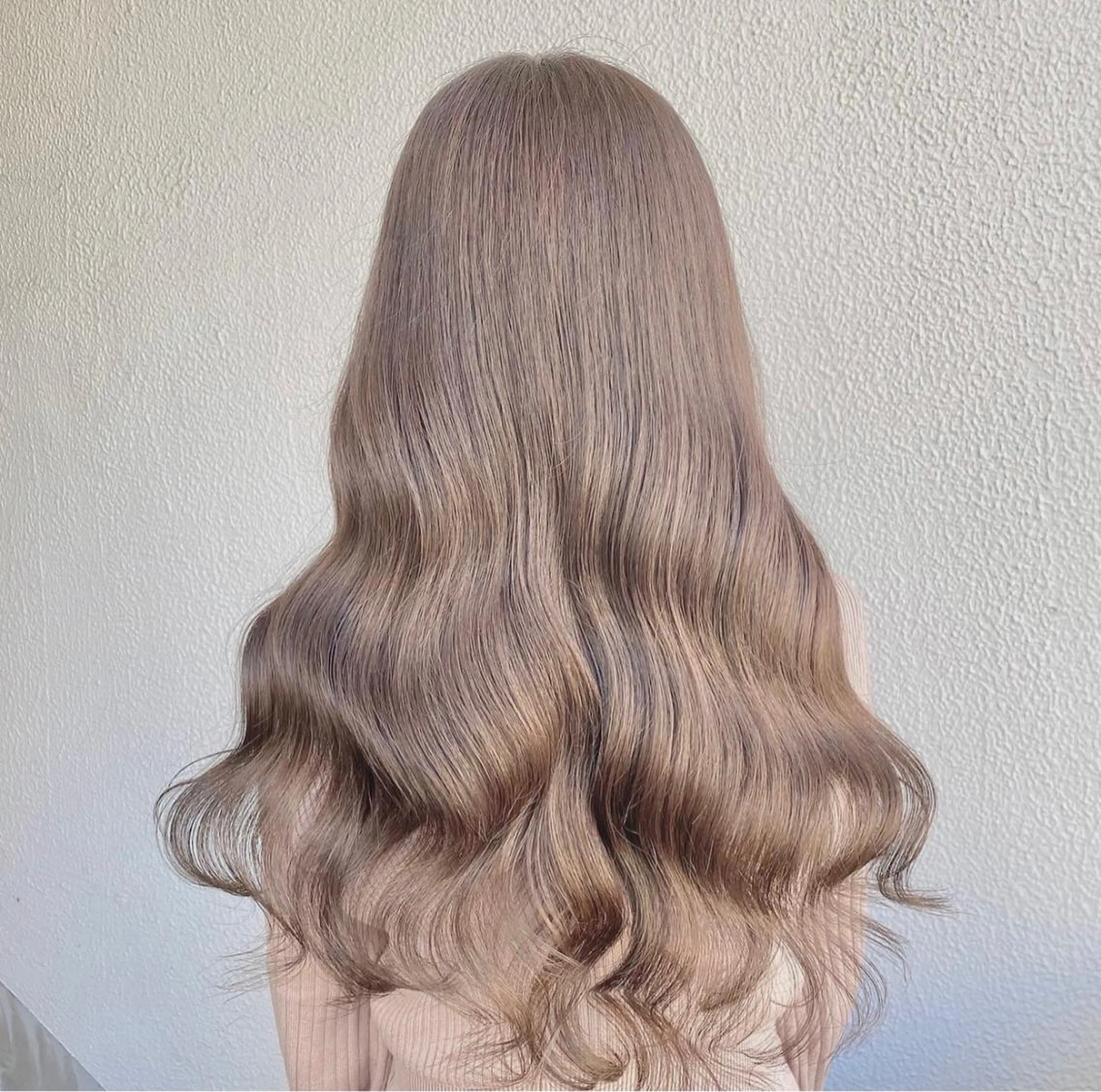 ロング カラー ヘアカラー トリートメント ヘッドスパ ヘアセット ベージュカラー💖 やすひろのヘアスタイル