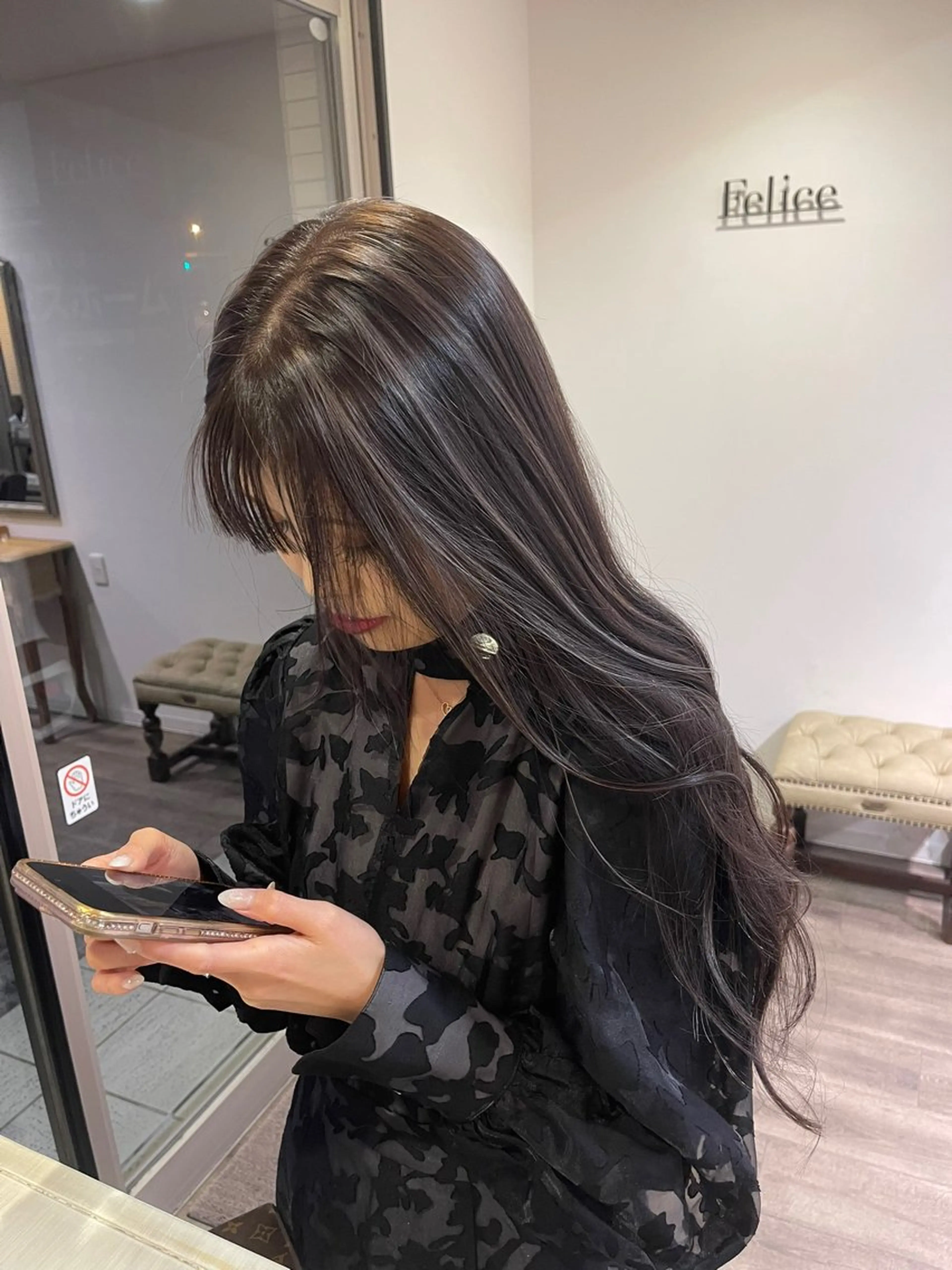 ロング カラー ヘアカラー Felice Erikaのヘアスタイル