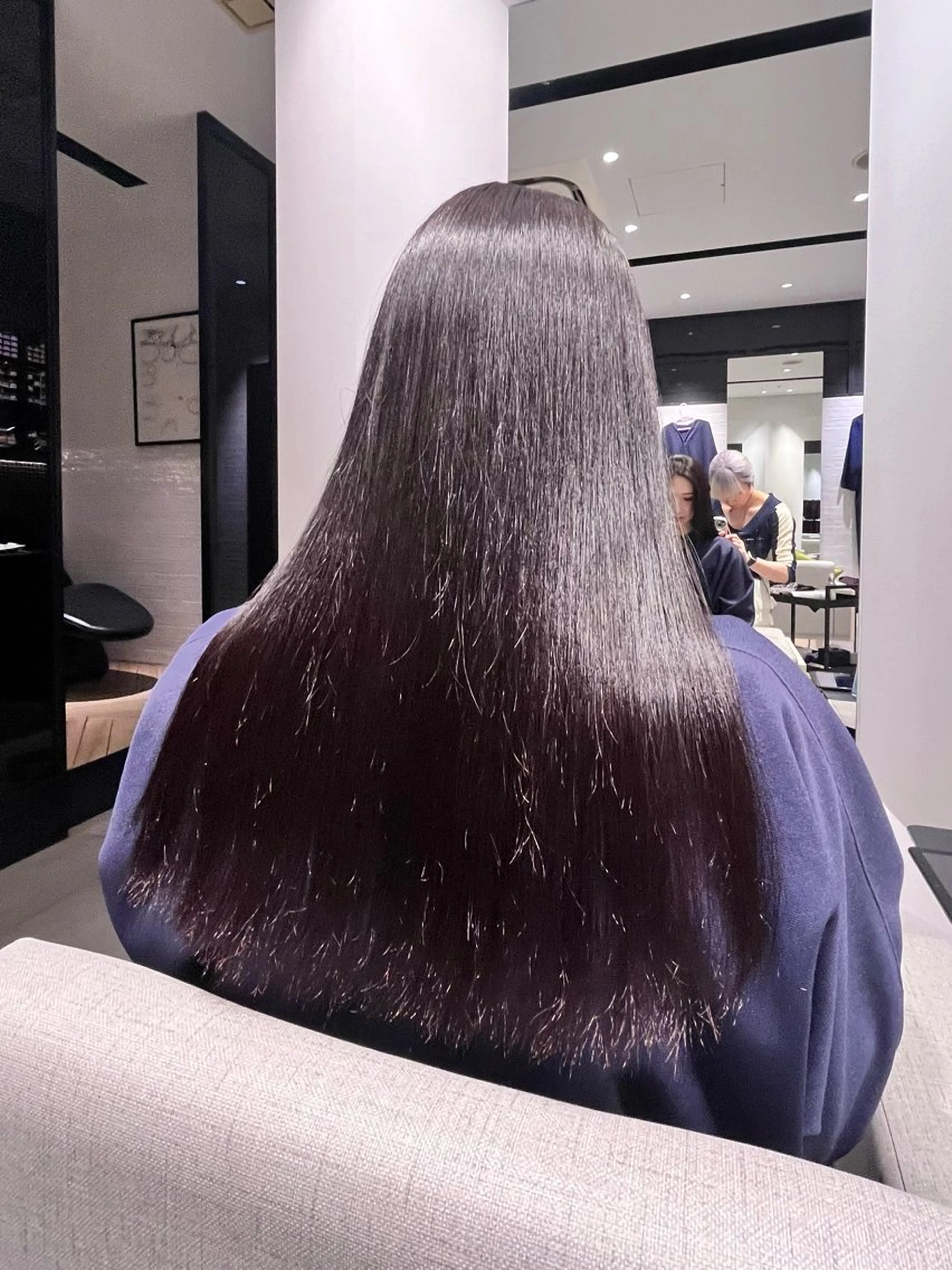 ロング パーマ 縮毛矯正 トリートメント stair:case 💖大類舞衣子💖のヘアスタイル