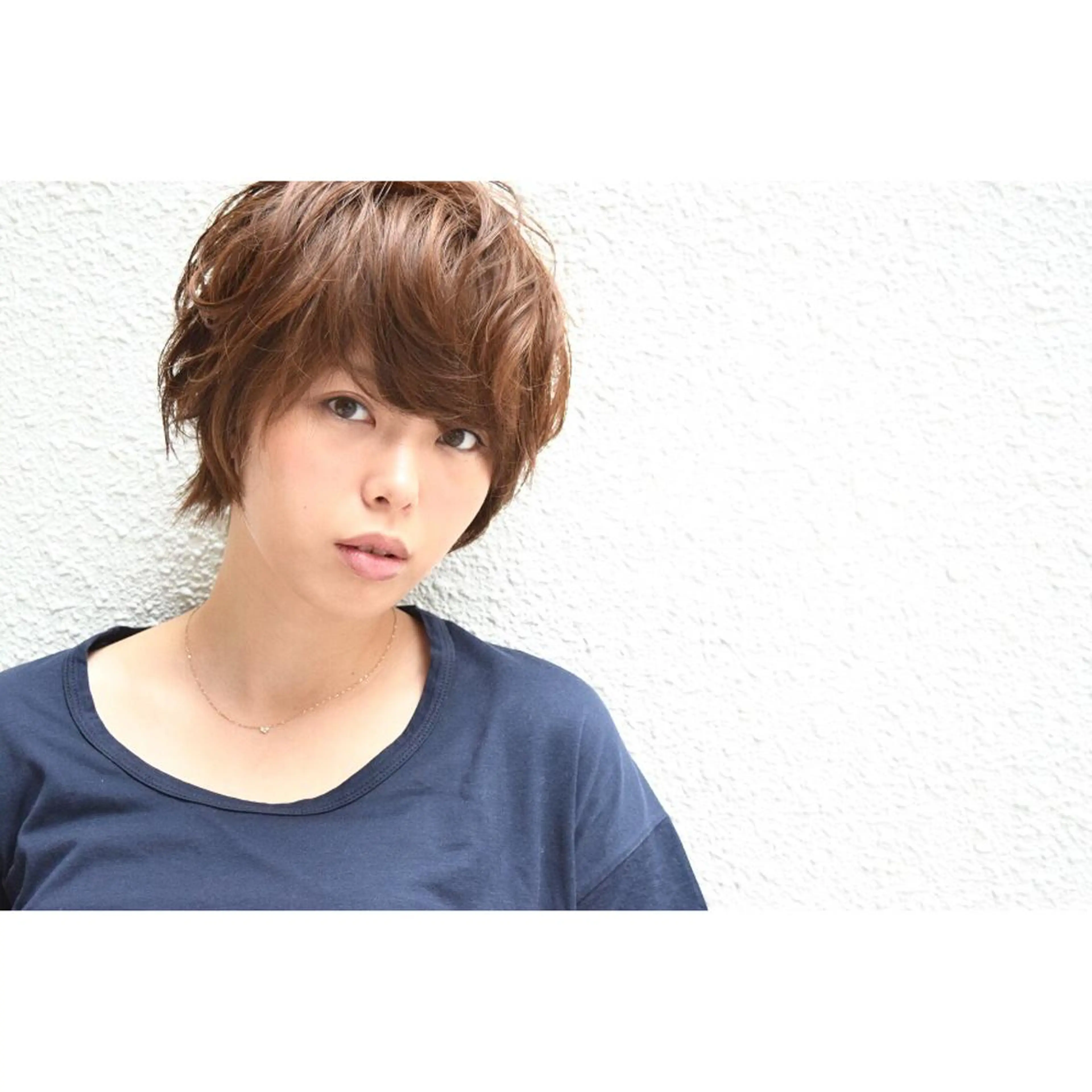 ショート カラー 嶋佐 昌大 シマサマオのヘアスタイル