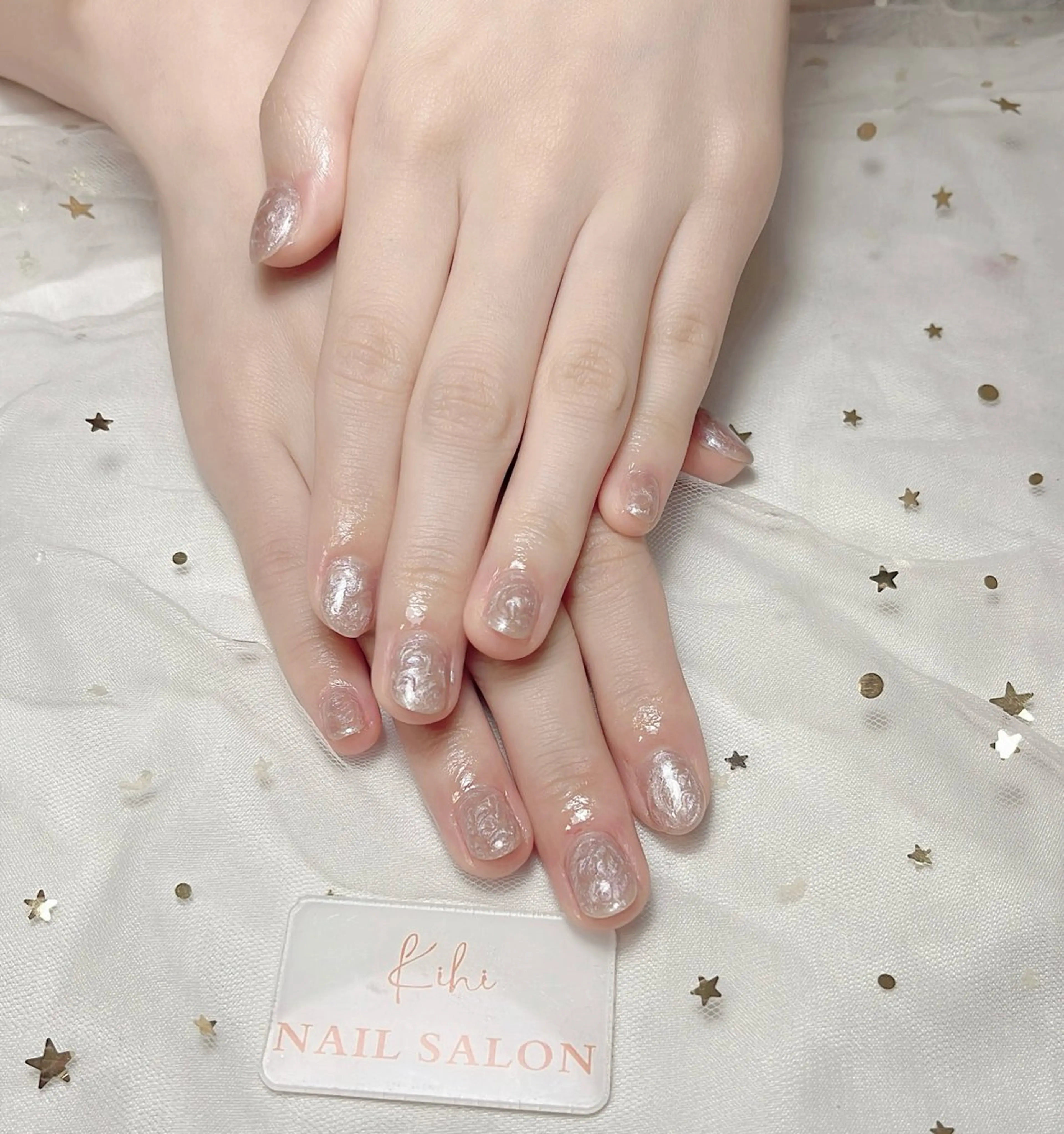 ネイル アートネイル フレンチネイル ジェルネイル グラデーション 韓国ネイル ハンドネイル 小林 あゆみのネイルデザイン