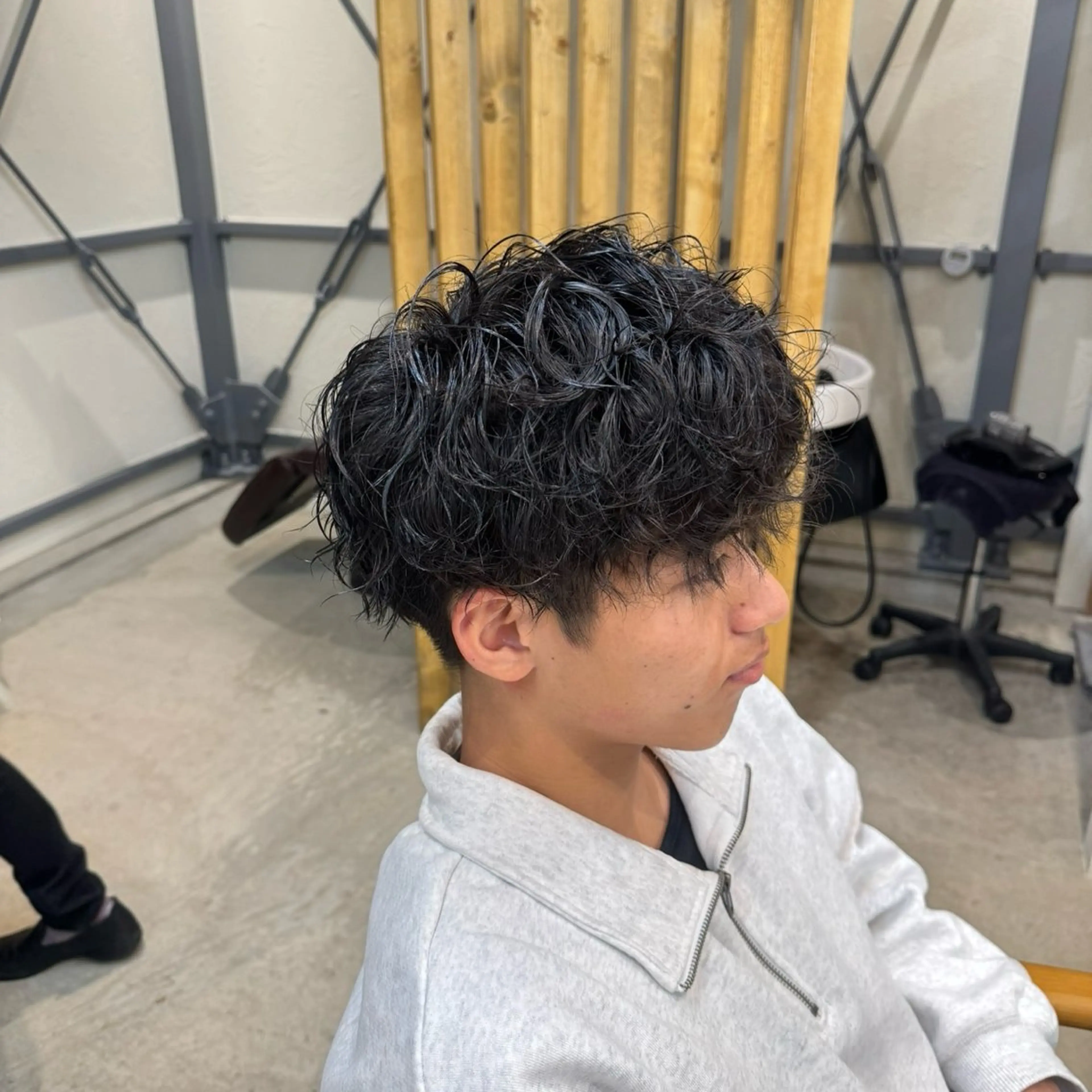 パーマ メンズ メンズパーマ 梅本 淑人のヘアスタイル