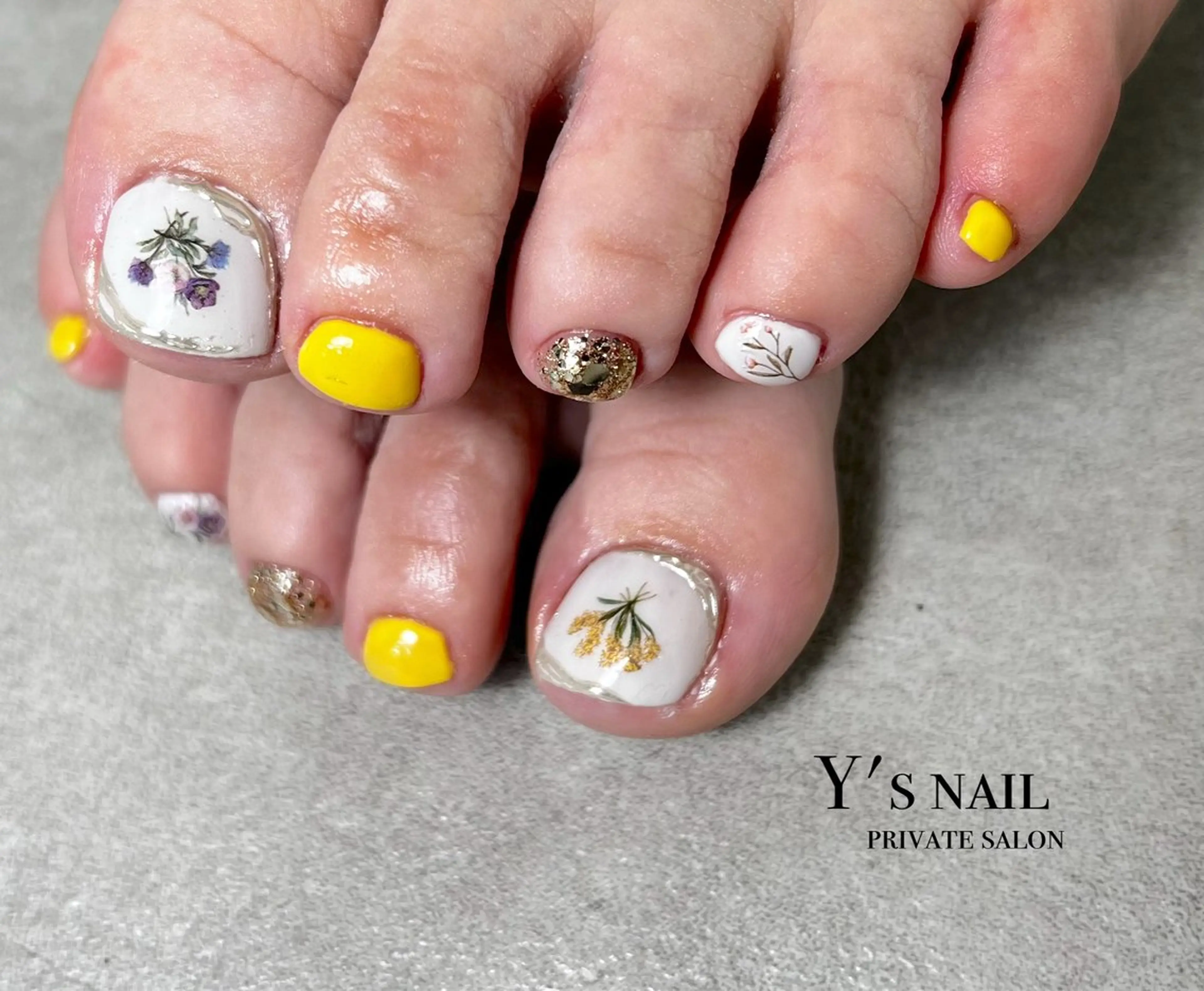 ネイル フットネイル Y's nail ˚✧₊YUIのネイルデザイン