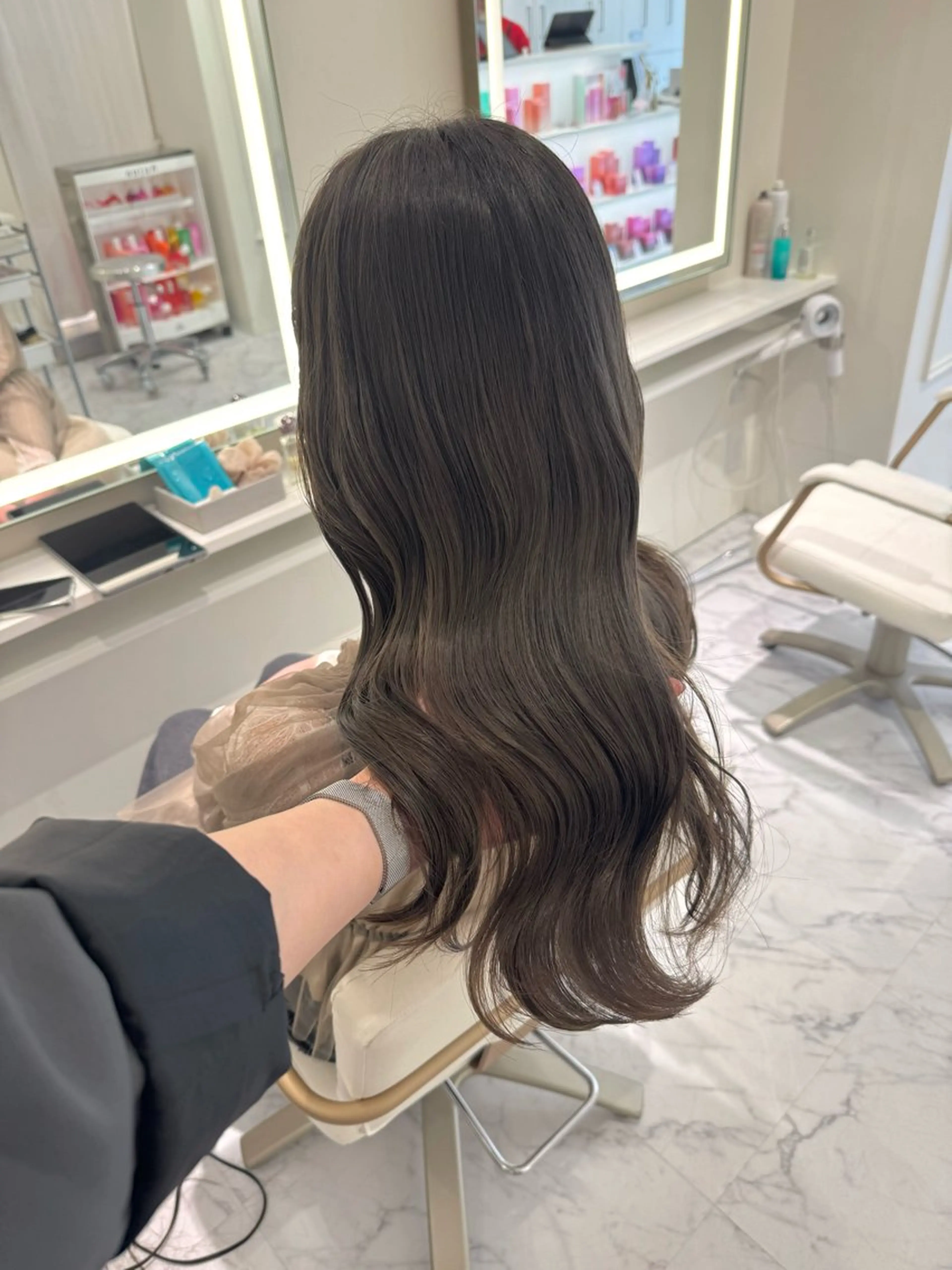 ロング カラー ヘアカラー ParveMix🍀 藤原愛未のヘアスタイル