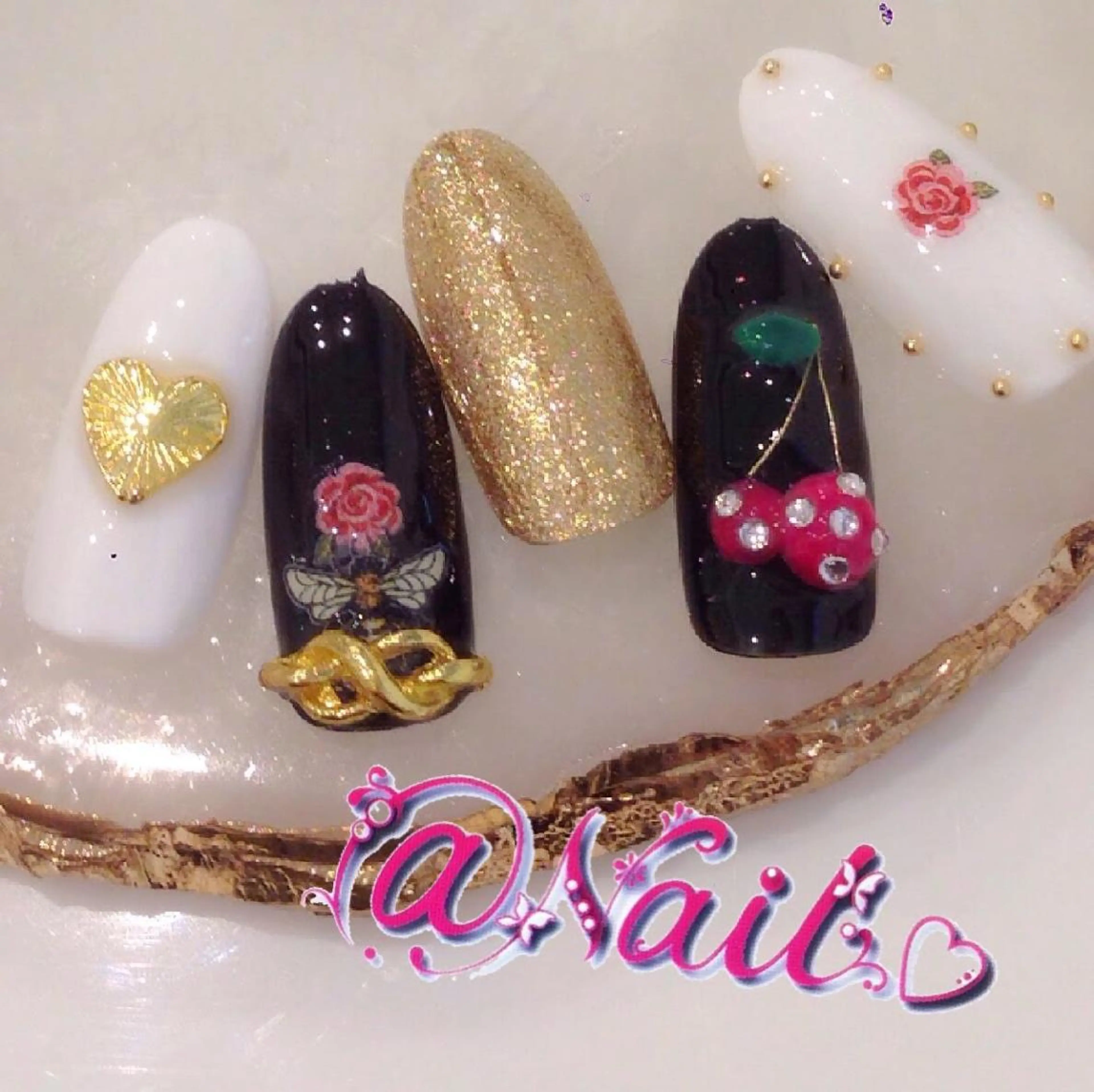 ネイル ネイルチップ 小尾 栞のネイルデザイン